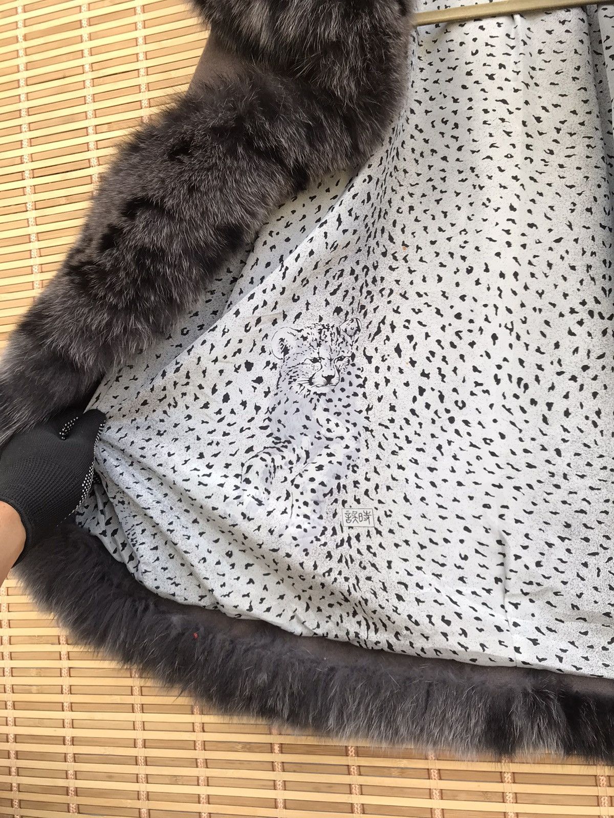 Japanese Brand × Karl Kani Karl Kani Mink Fur Cape cloak Coat Wool unbuttomed Size US L / EU 52-54 / 3 - 6 Thumbnail