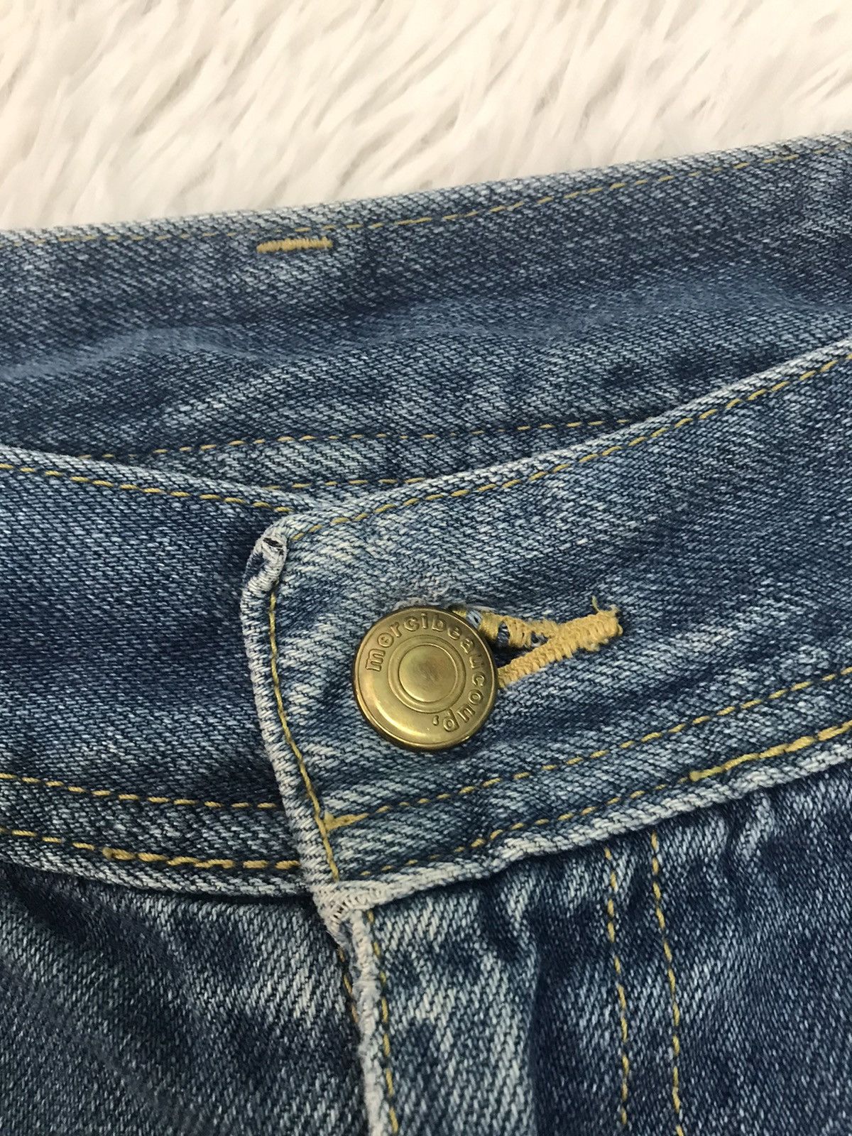 mercibeaucoup RARE Mercibeaucoup Issey Miyake Patches Denim Pant Size US 31 - 9 Thumbnail