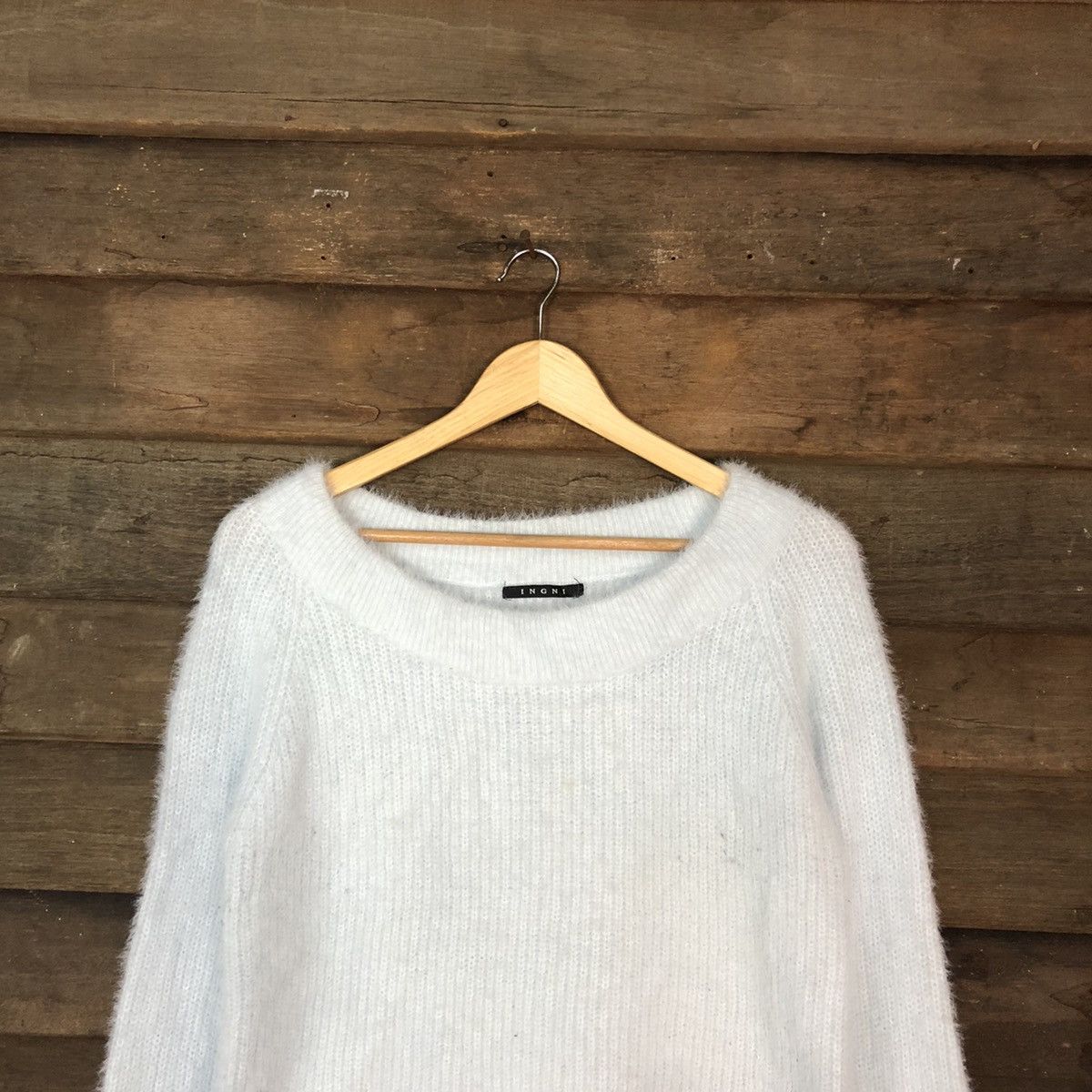 Grailed DLL Igni Soft Blue Mohair shag shaggy fur Knitwear #c1042 Size US M / EU 48-50 / 2 - 9 Thumbnail