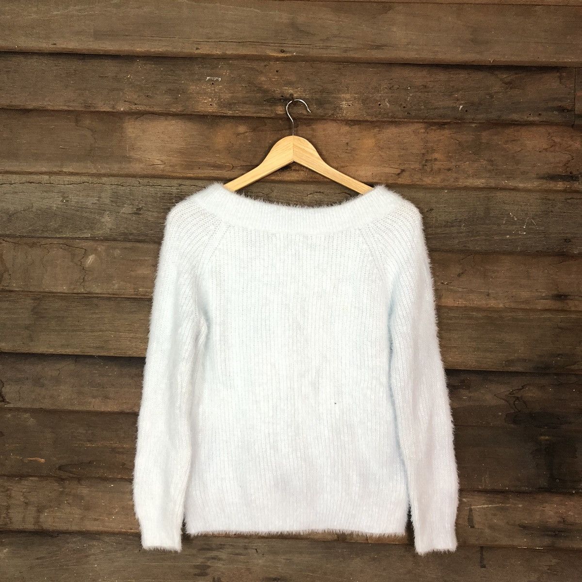 Grailed DLL Igni Soft Blue Mohair shag shaggy fur Knitwear #c1042 Size US M / EU 48-50 / 2 - 11 Thumbnail