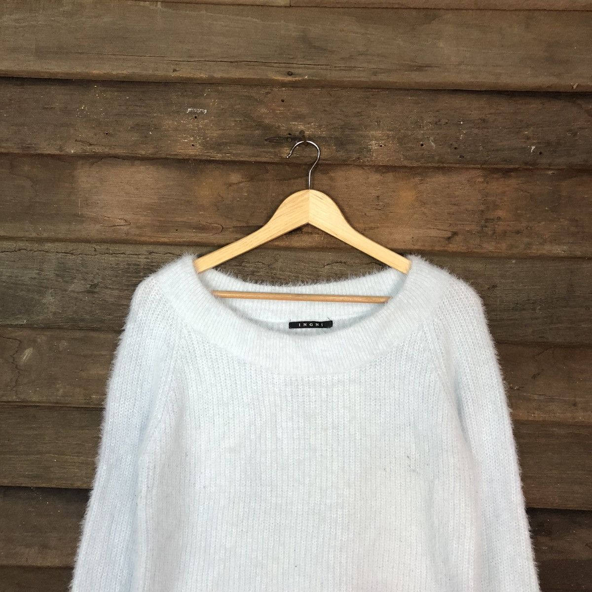 Grailed DLL Igni Soft Blue Mohair shag shaggy fur Knitwear #c1042 Size US M / EU 48-50 / 2 - 2 Thumbnail