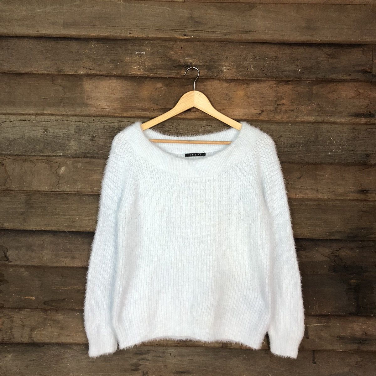 Grailed DLL Igni Soft Blue Mohair shag shaggy fur Knitwear #c1042 Size US M / EU 48-50 / 2 - 3 Thumbnail