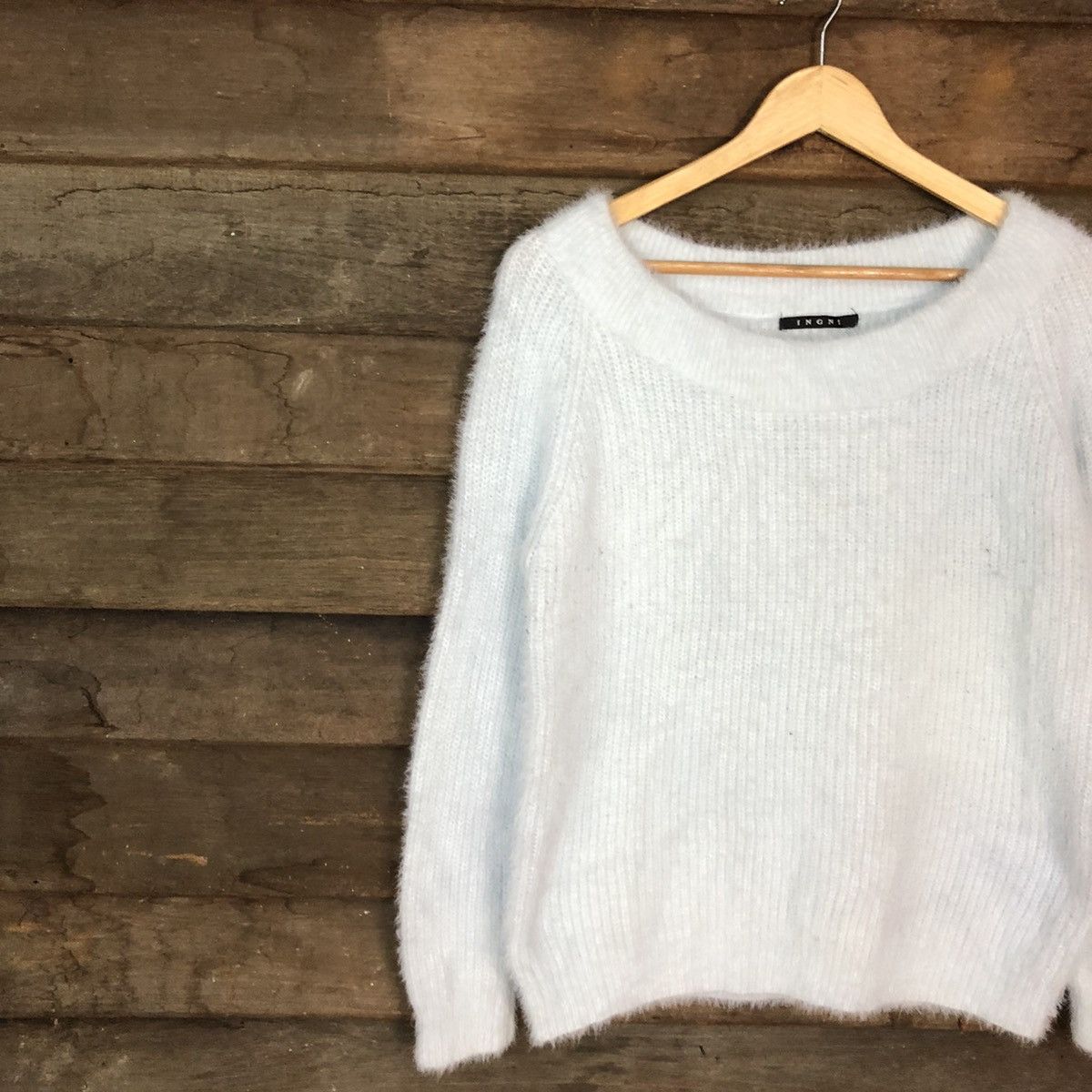 Grailed DLL Igni Soft Blue Mohair shag shaggy fur Knitwear #c1042 Size US M / EU 48-50 / 2 - 7 Thumbnail
