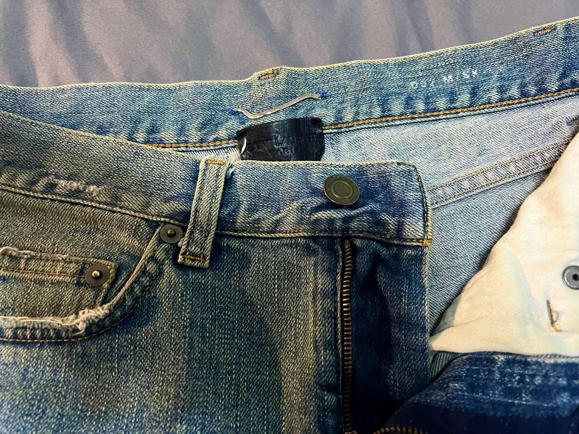 Saint Laurent Paris Saint Laurent Four cut jeans Size US 29 - 4 Thumbnail