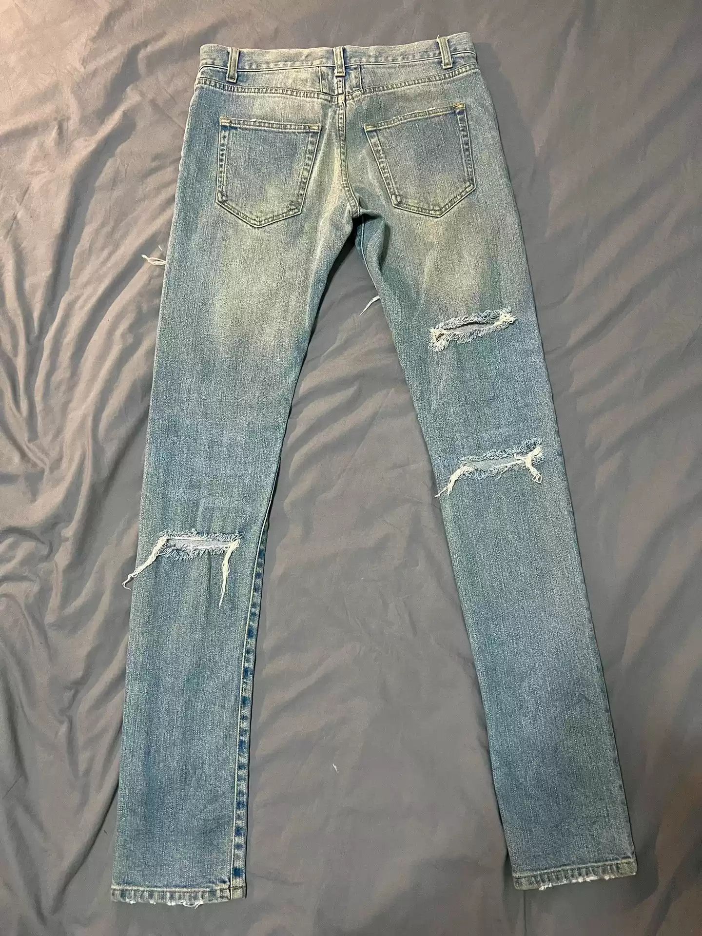 Saint Laurent Paris Saint Laurent Four cut jeans Size US 29 - 2 Thumbnail
