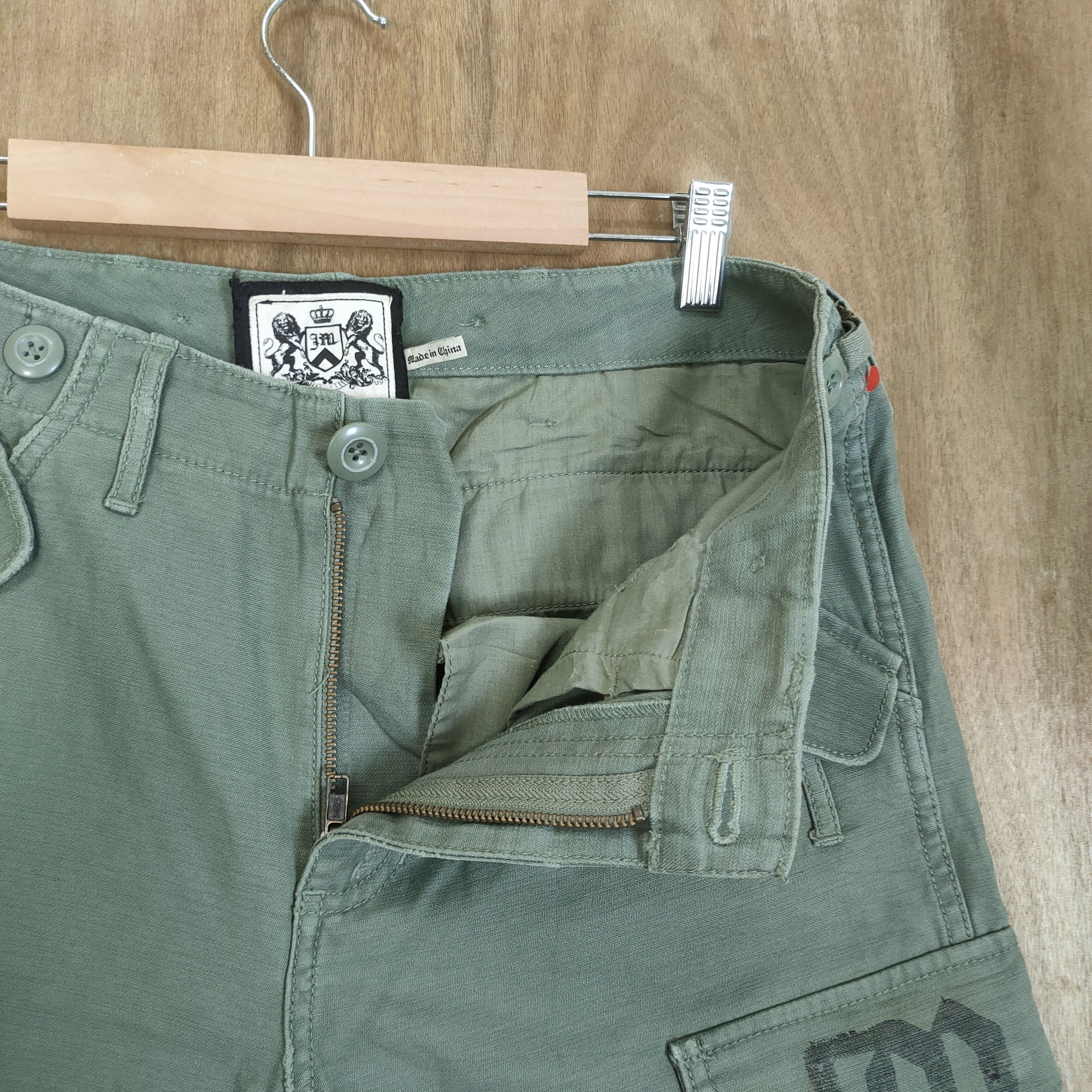 Japanese Brand VINTAGE JAPANESE BRAND BONDAGE CARGO PANTS Size US 30 / EU 46 - 9 Thumbnail