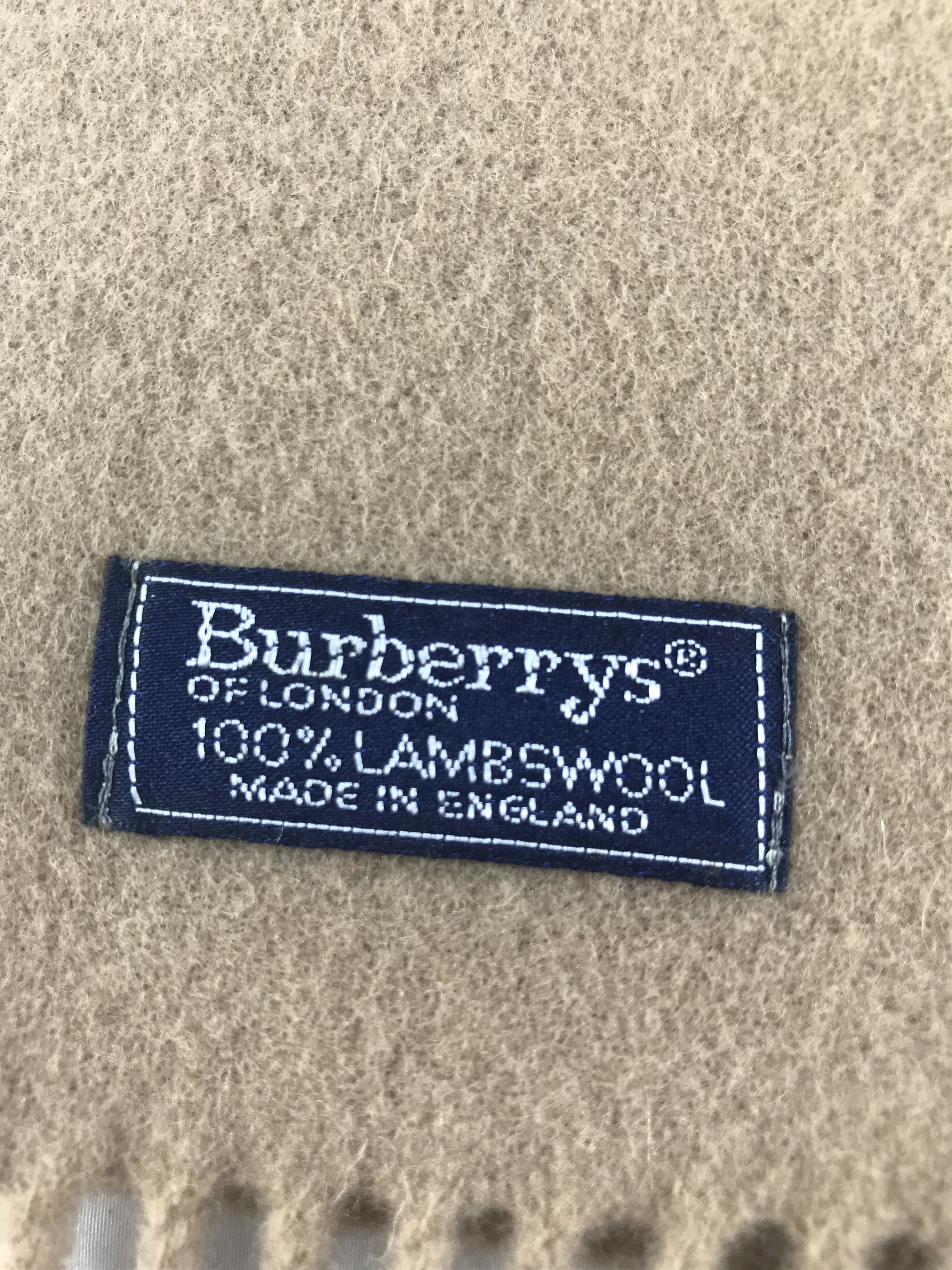 Burberry Burberry Wool Scarf Muffler Neckwear Neck Warmer V189 Size ONE SIZE - 5 Thumbnail