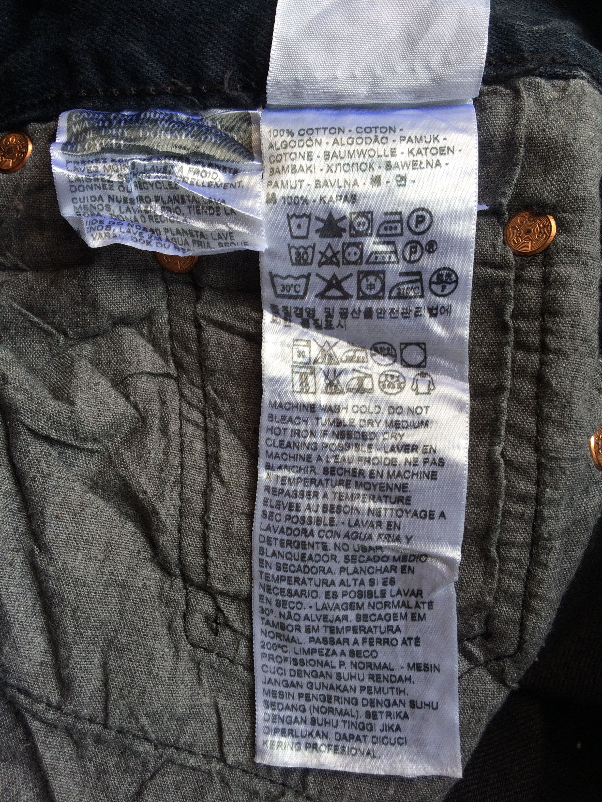 Levi's Levi's 501 CT Ripped Jeans #B-761 Size US 31 - 11 Thumbnail
