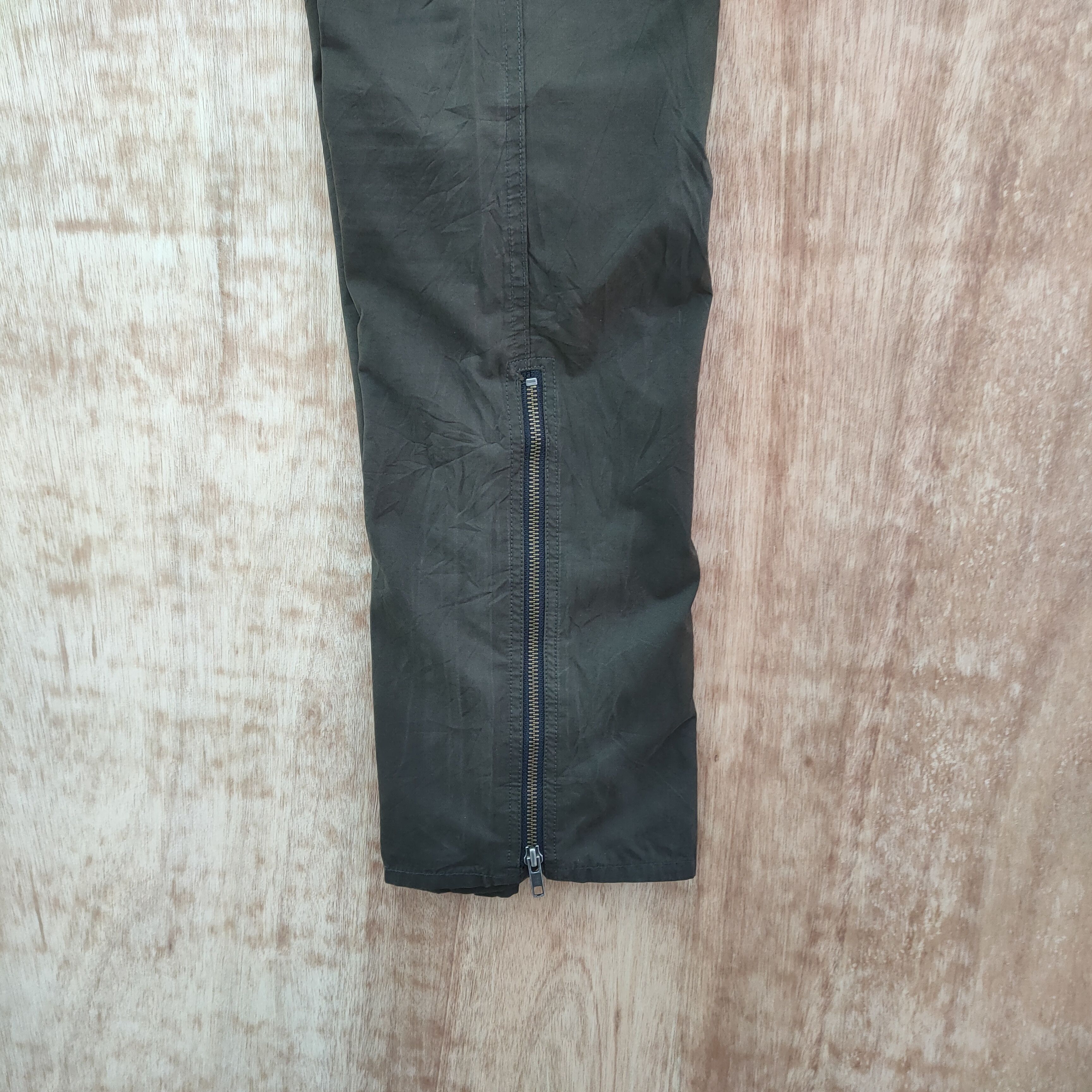 The Difference DIFFERENT ANKLE ZIPPER BROWN CARGO PANTS / ZIPPER OPEN LEG Size US 32 / EU 48 - 9 Thumbnail