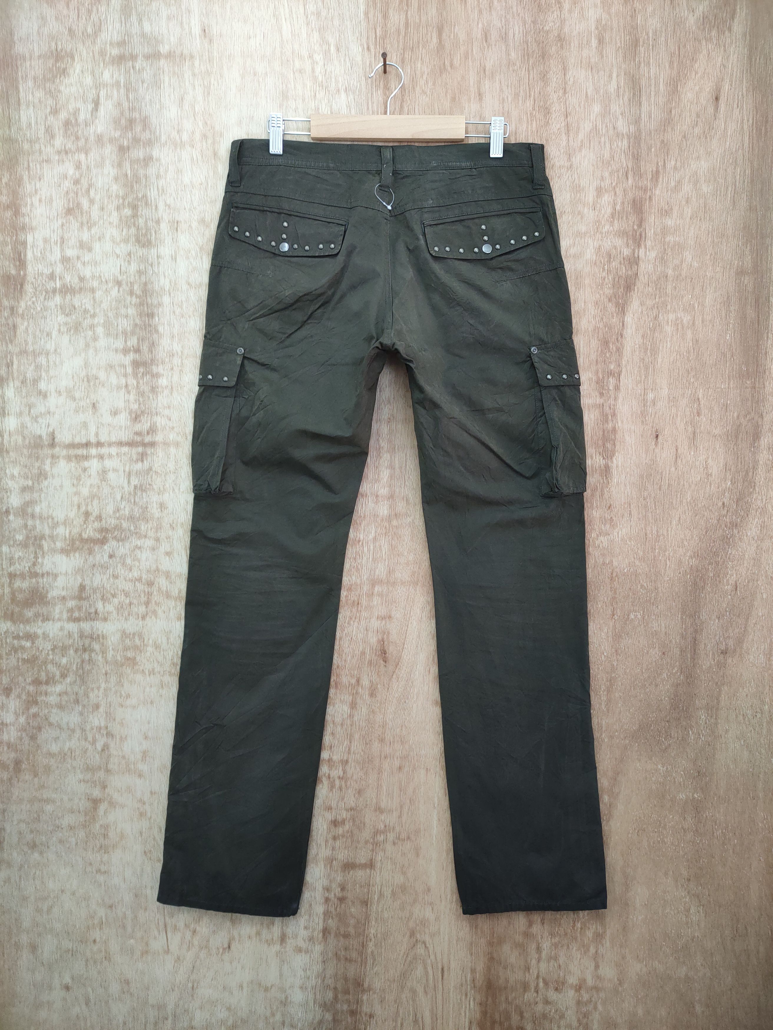 The Difference DIFFERENT ANKLE ZIPPER BROWN CARGO PANTS / ZIPPER OPEN LEG Size US 32 / EU 48 - 4 Thumbnail