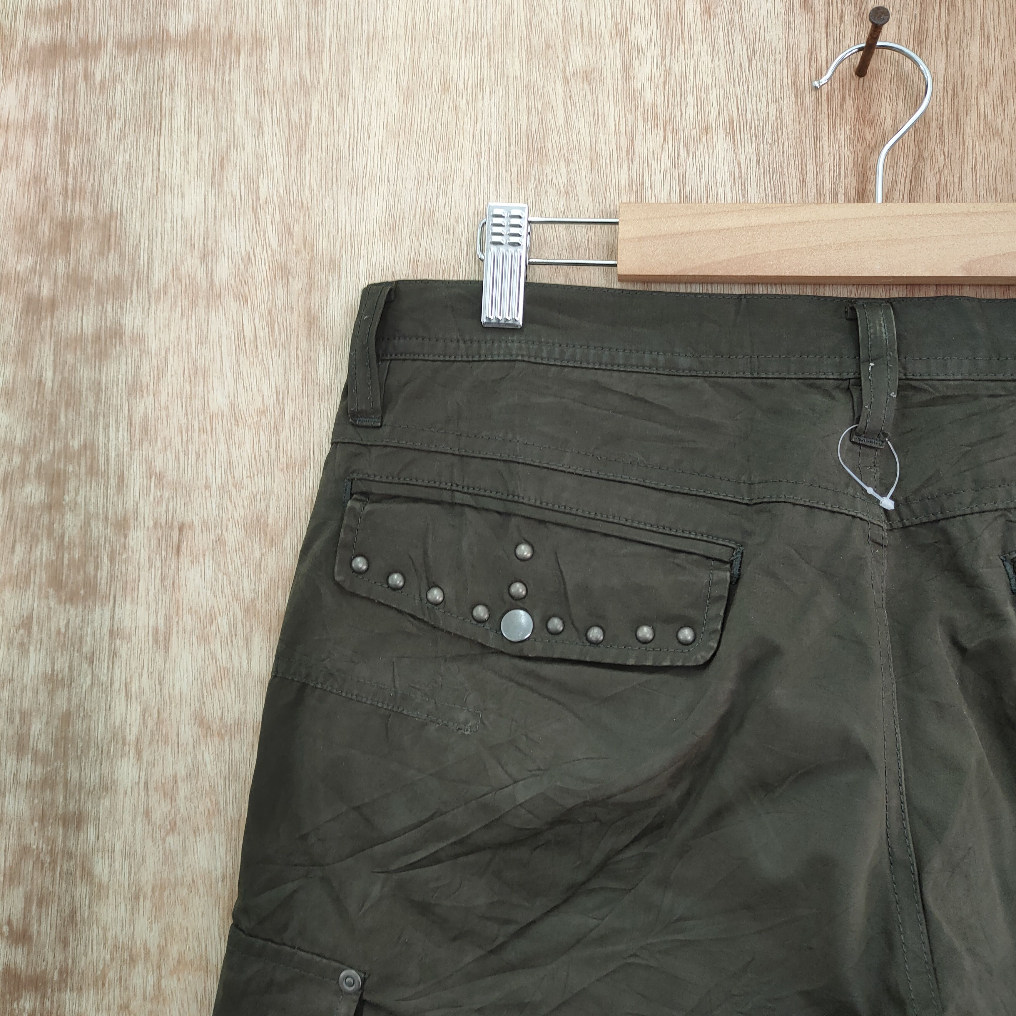 The Difference DIFFERENT ANKLE ZIPPER BROWN CARGO PANTS / ZIPPER OPEN LEG Size US 32 / EU 48 - 16 Thumbnail