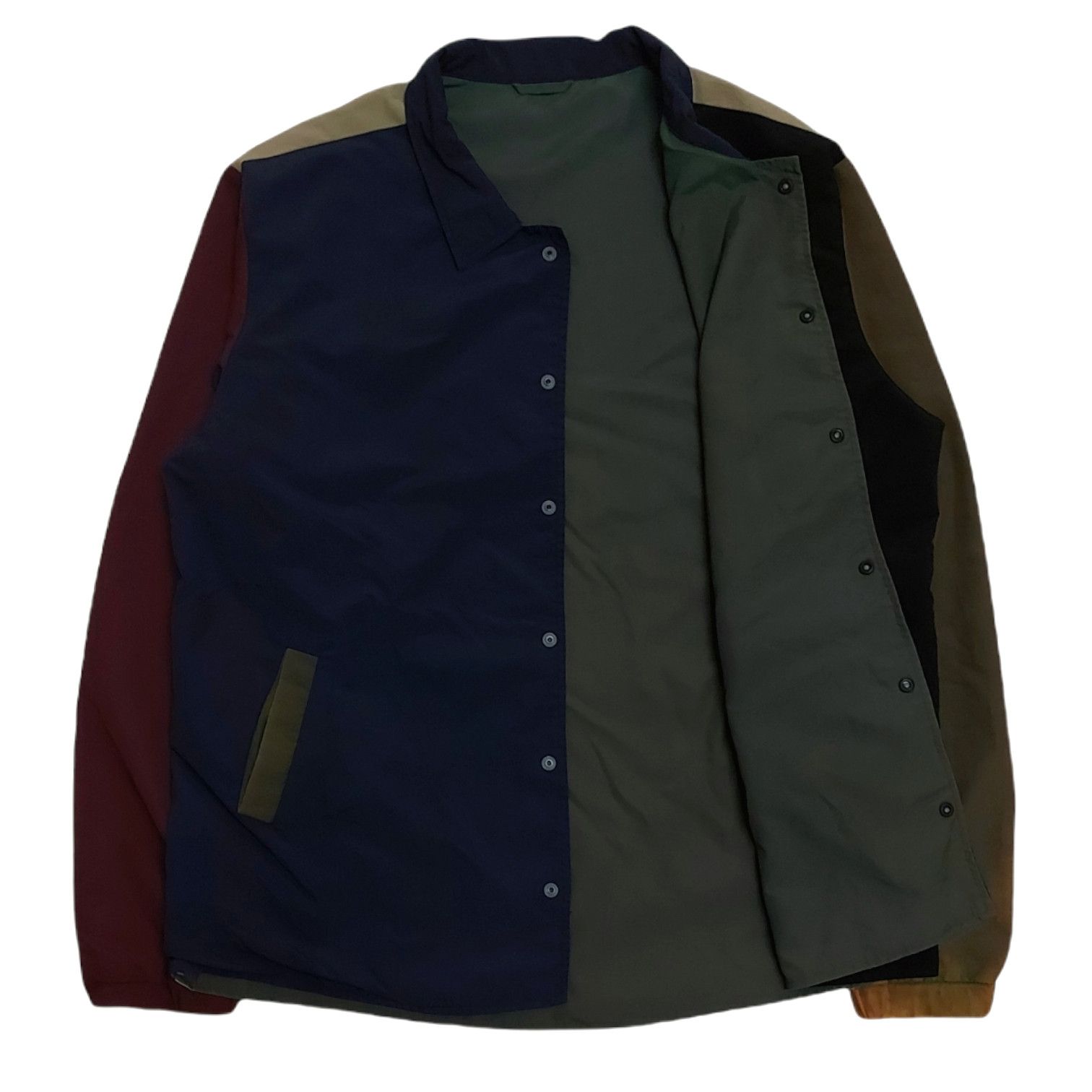 RARE! GYM MASTER COLOR BLOCK REVERSIBLE COACH JACKET