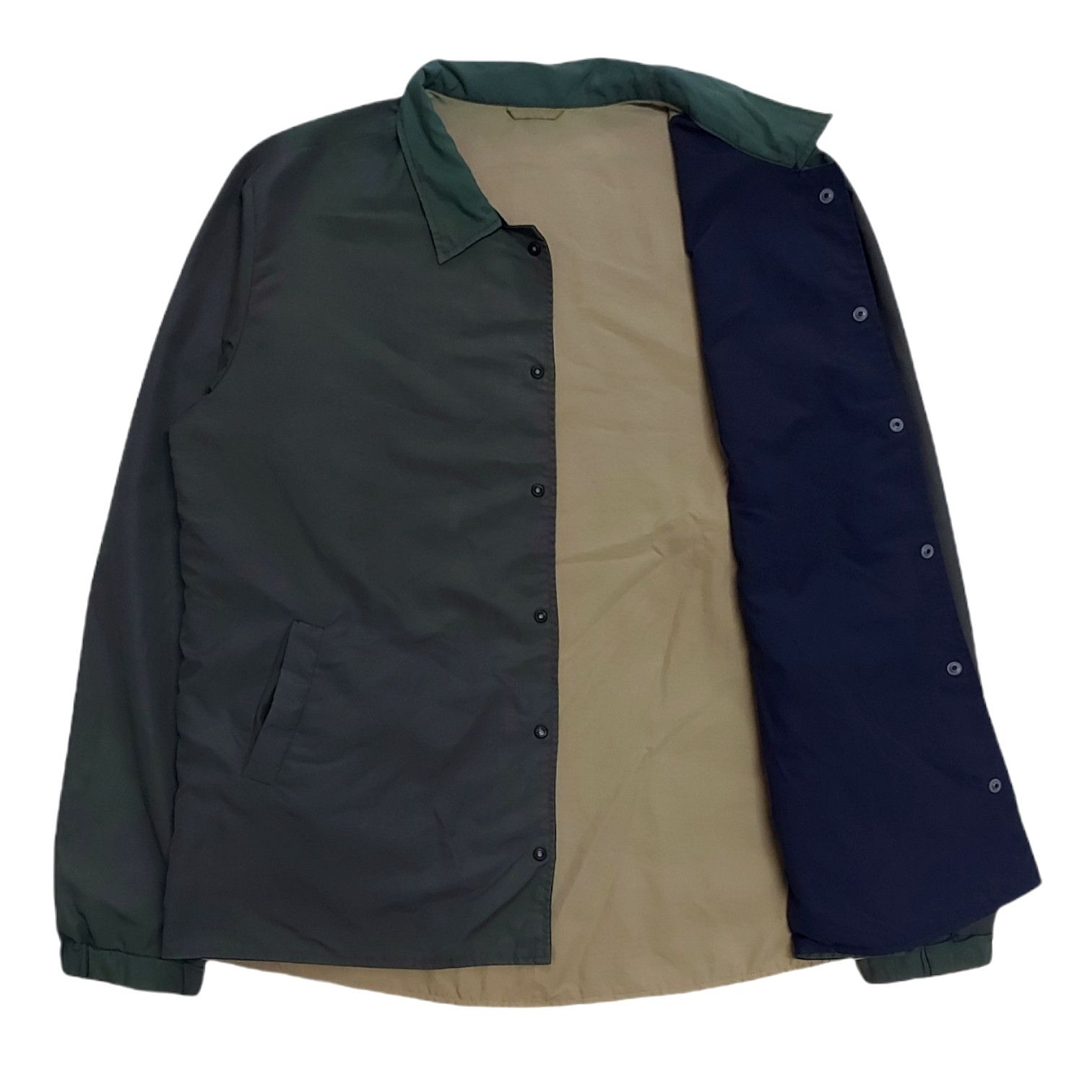 RARE! GYM MASTER COLOR BLOCK REVERSIBLE COACH JACKET