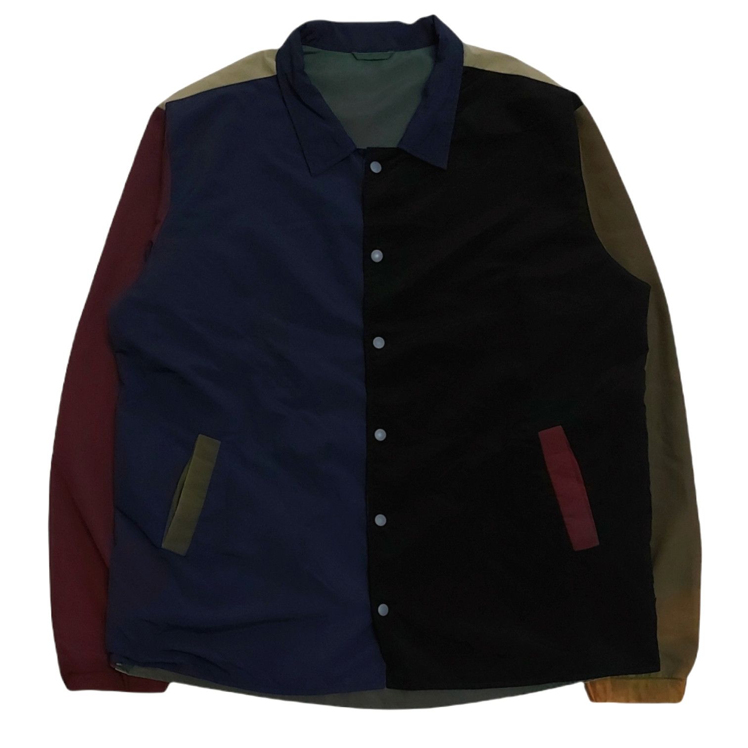 RARE! GYM MASTER COLOR BLOCK REVERSIBLE COACH JACKET
