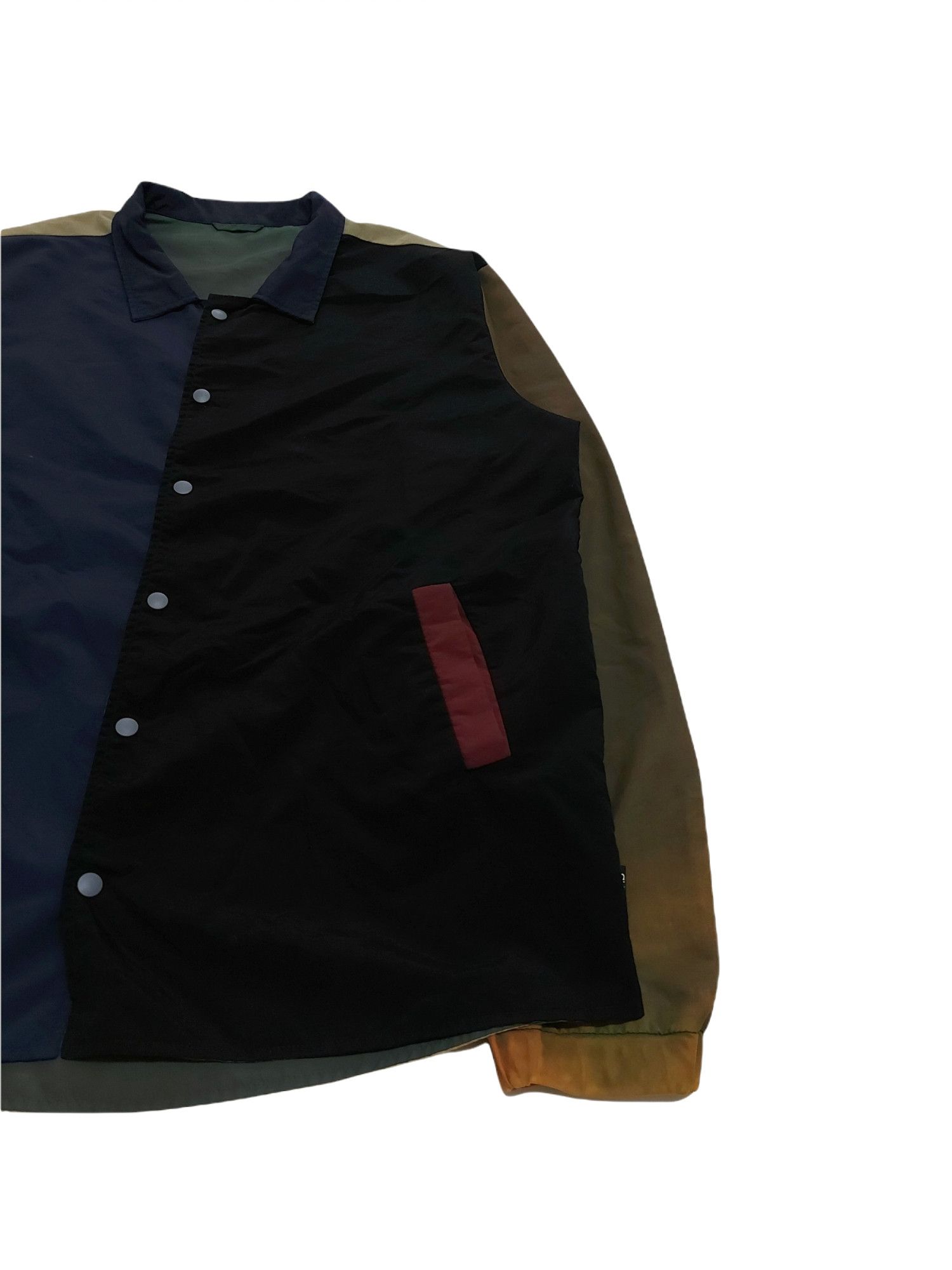 RARE! GYM MASTER COLOR BLOCK REVERSIBLE COACH JACKET