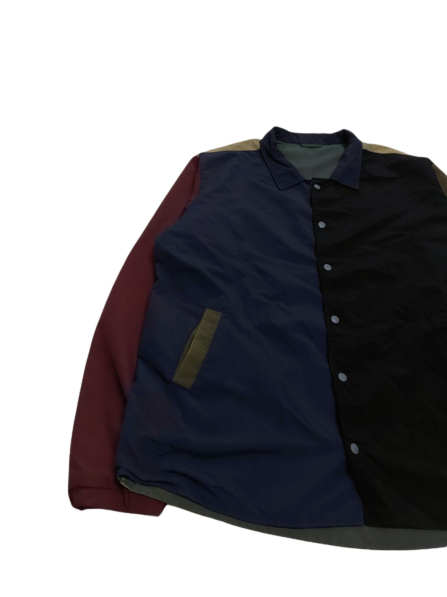 RARE! GYM MASTER COLOR BLOCK REVERSIBLE COACH JACKET