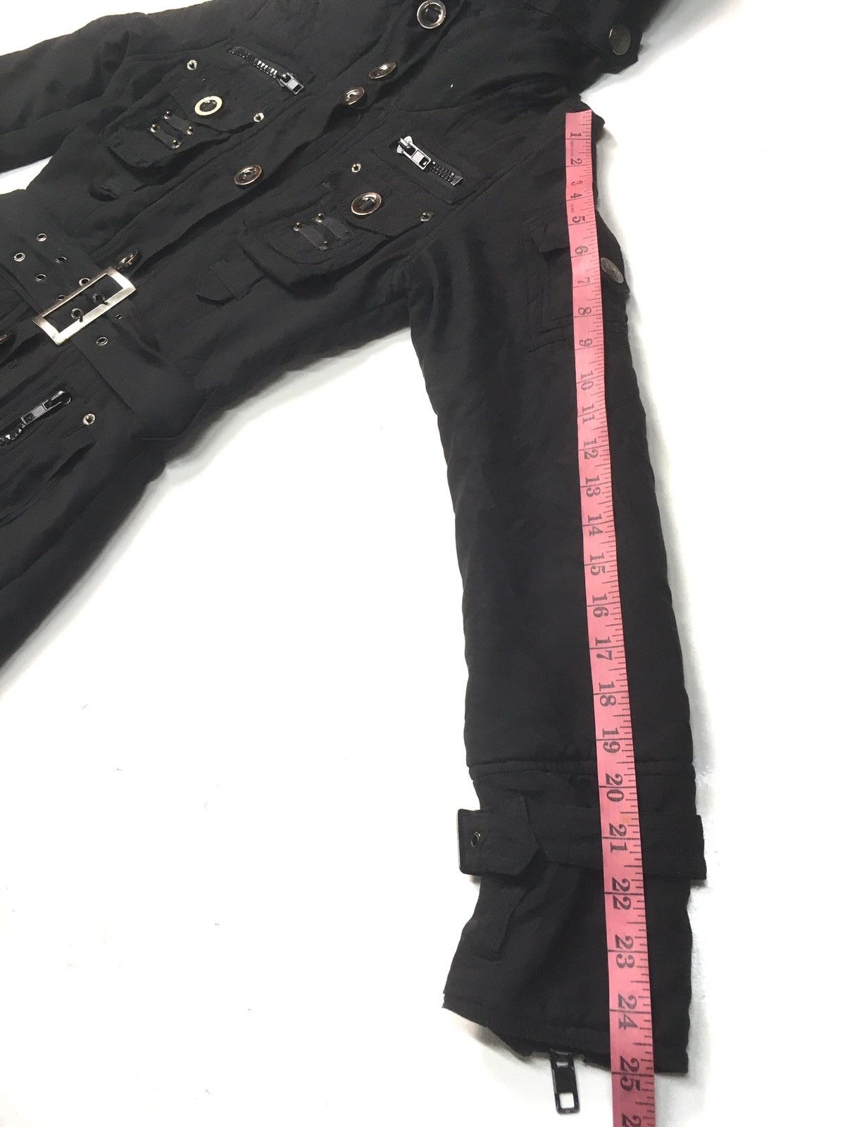 Japanese Brand × Vintage Vintage images BONDAGE belted parkas jacket multi pocket Size US XS / EU 42 / 0 - 4 Thumbnail