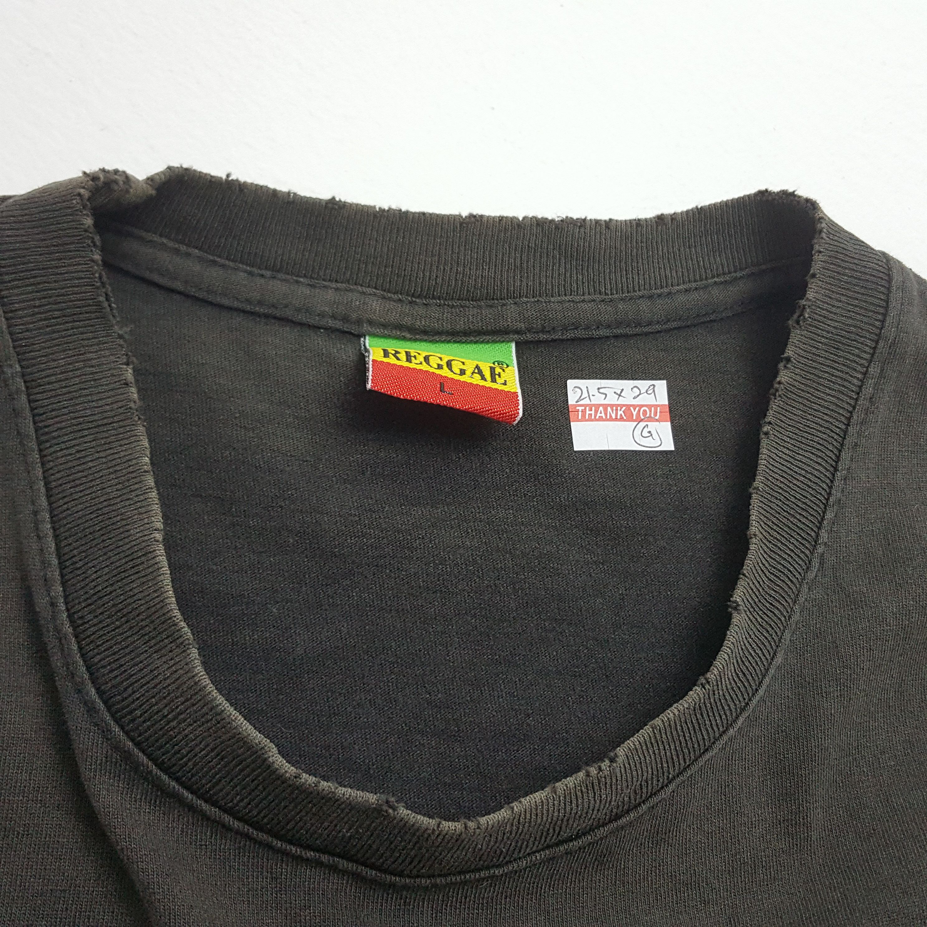 Bob Marley × Vintage Vintage MARIJUANA ganja Bob Marley raggae t-shirt Size US L / EU 52-54 / 3 - 3 Thumbnail