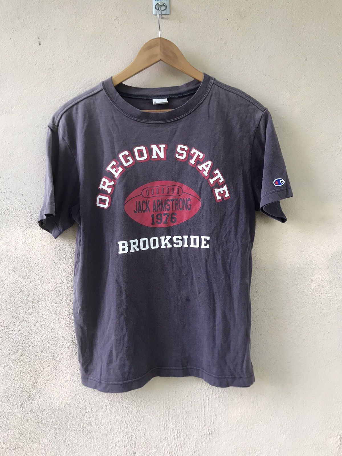 Vintage Thrashed Faded Champion Tshirt oregon state