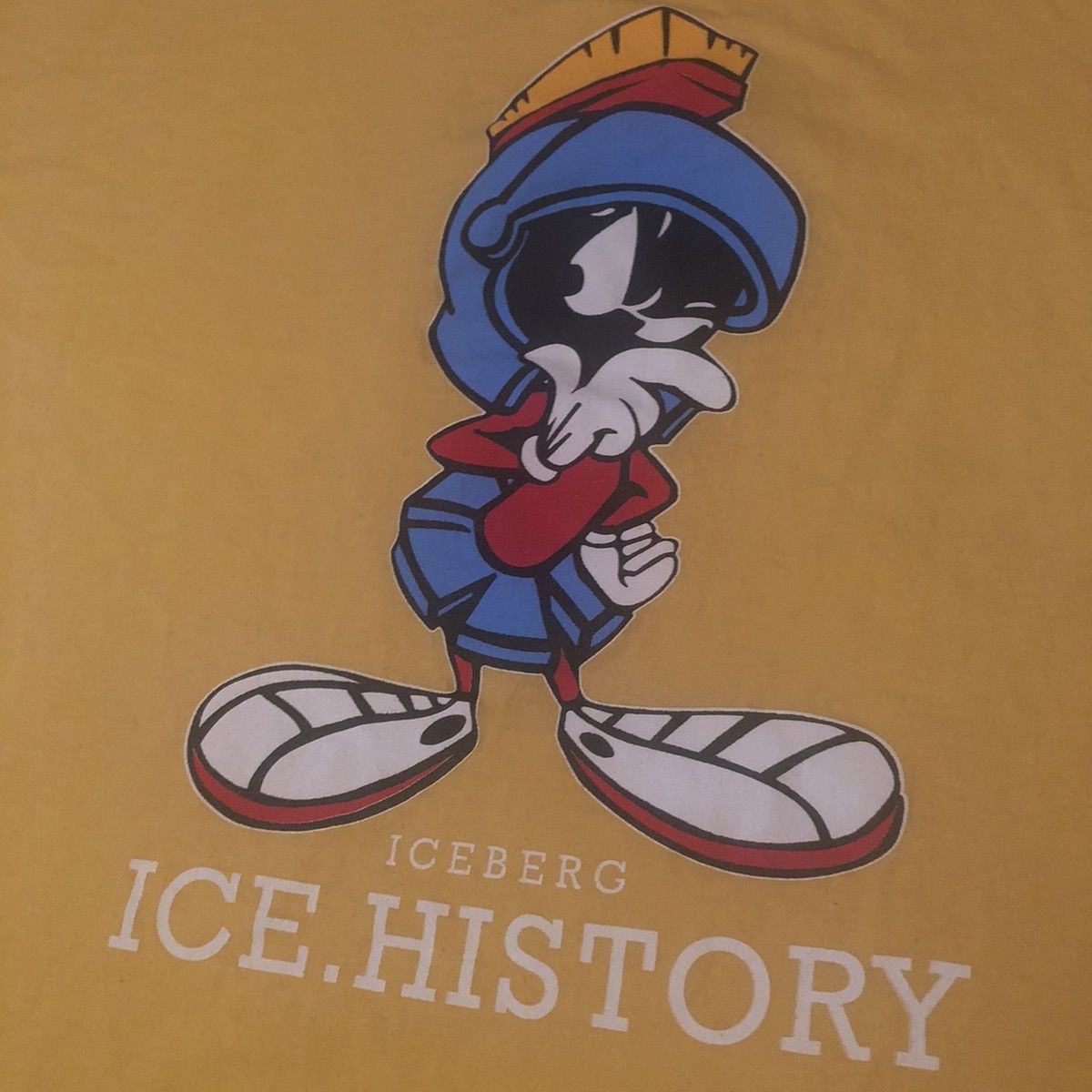 Iceberg Vintage 90s Iceberg History Looney Tunes Marvin Martian Tee Size US XL / EU 56 / 4 - 4 Thumbnail