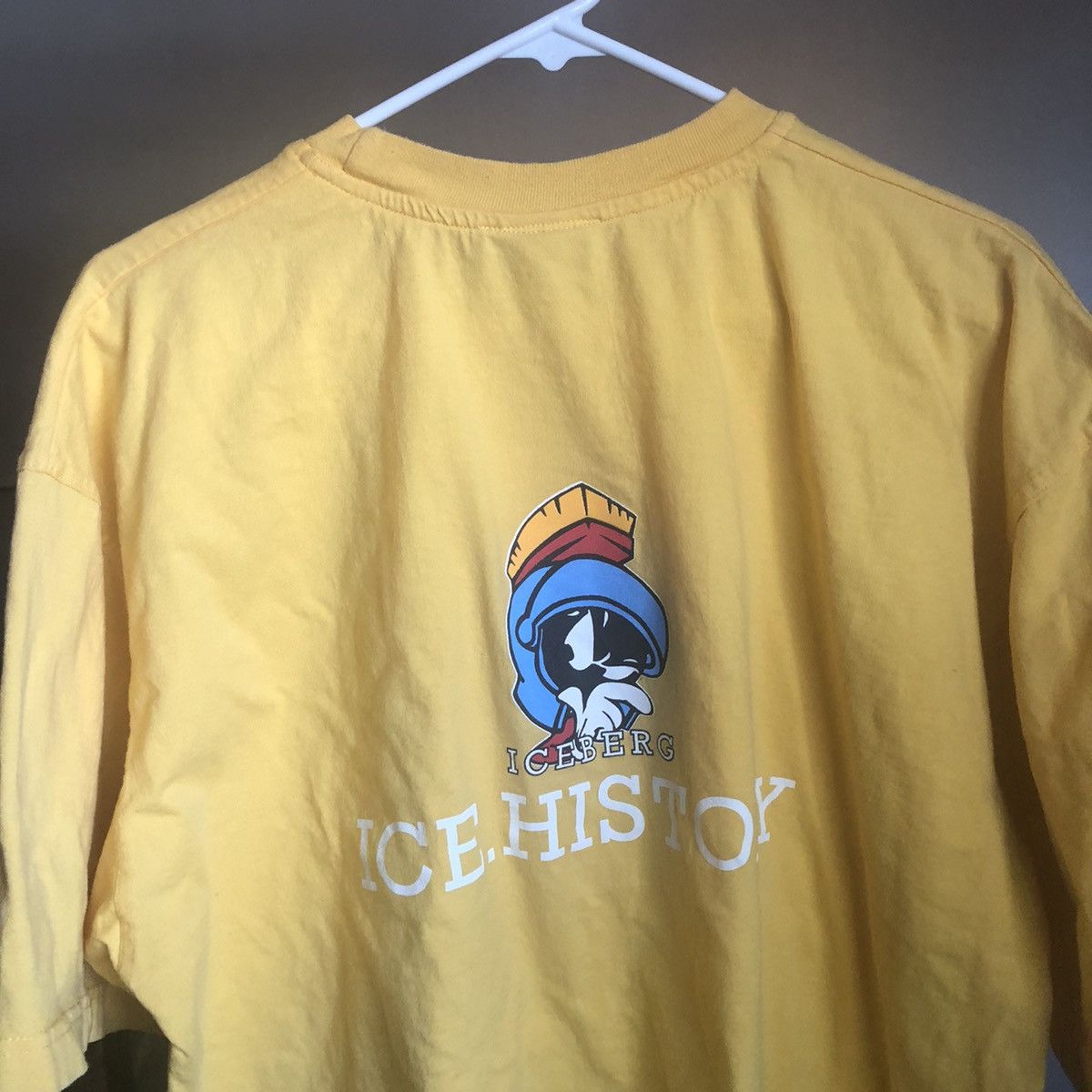 Iceberg Vintage 90s Iceberg History Looney Tunes Marvin Martian Tee Size US XL / EU 56 / 4 - 8 Thumbnail