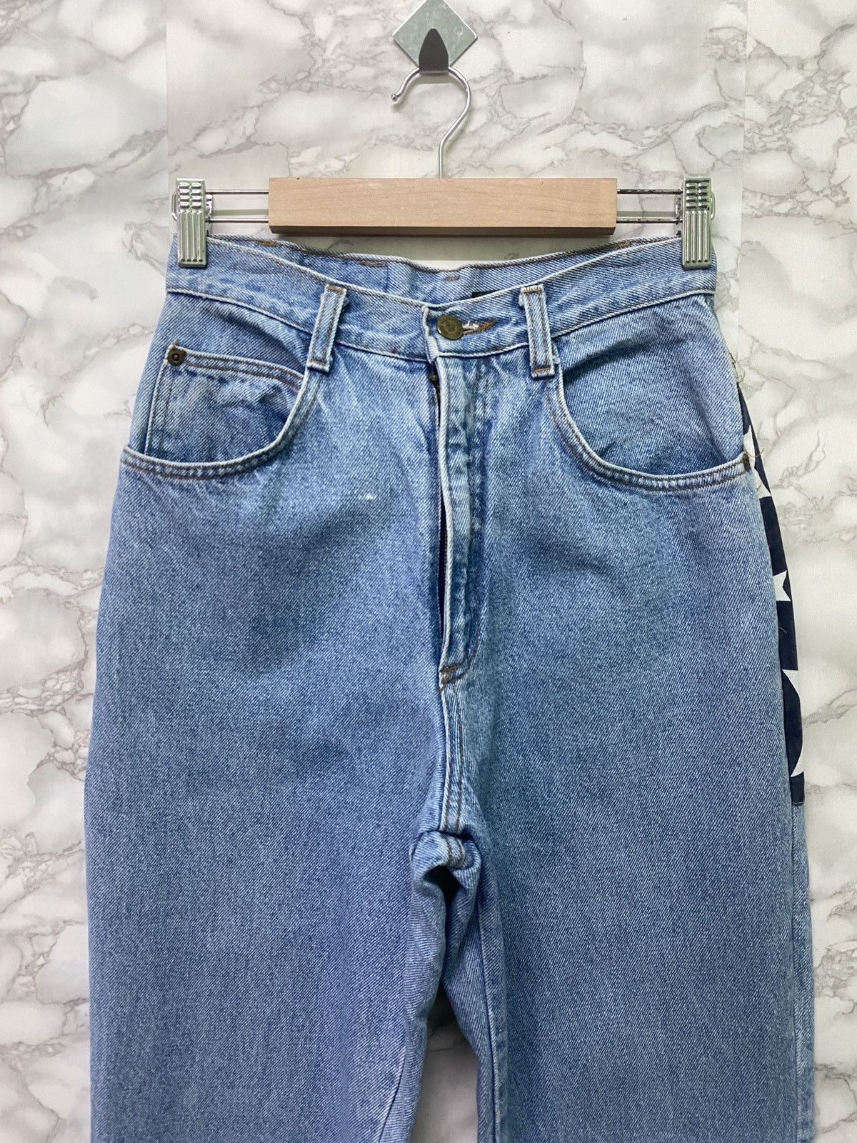 Vintage Vintage HUNT CLUB Custom Usa Flag Baggy Denim Size US 26 / EU 42 - 3 Thumbnail