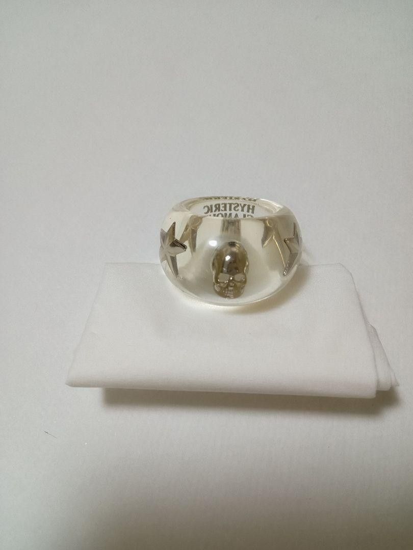 Hysteric Glamour Star Skull Acrylic Bubble Ring Size ONE SIZE - 2 Thumbnail