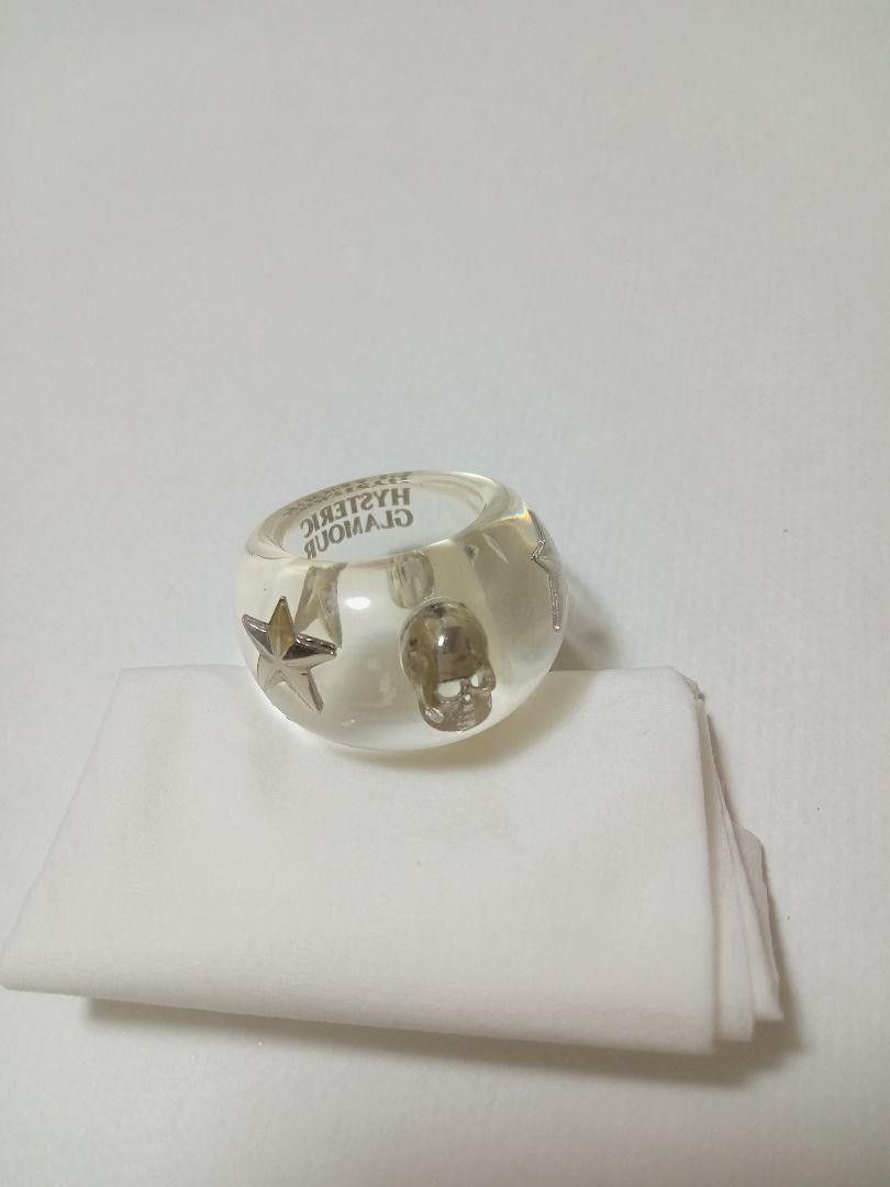 Hysteric Glamour Star Skull Acrylic Bubble Ring Size ONE SIZE - 1 Thumbnail