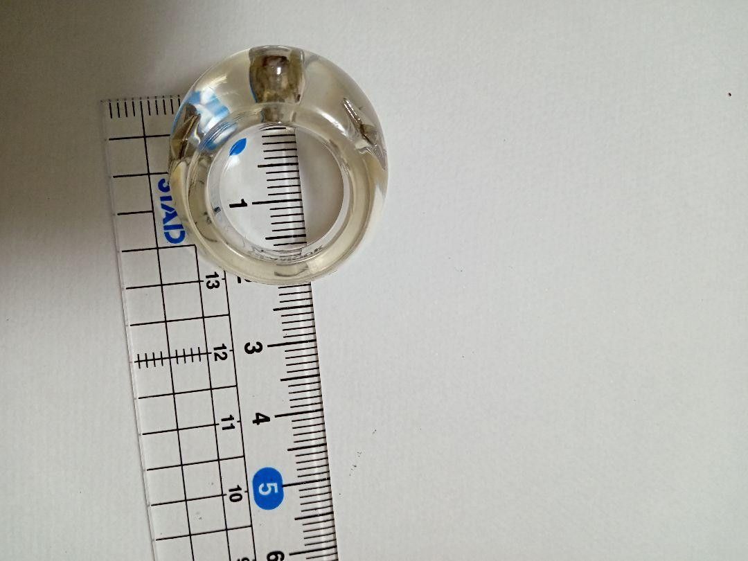 Hysteric Glamour Star Skull Acrylic Bubble Ring Size ONE SIZE - 4 Thumbnail