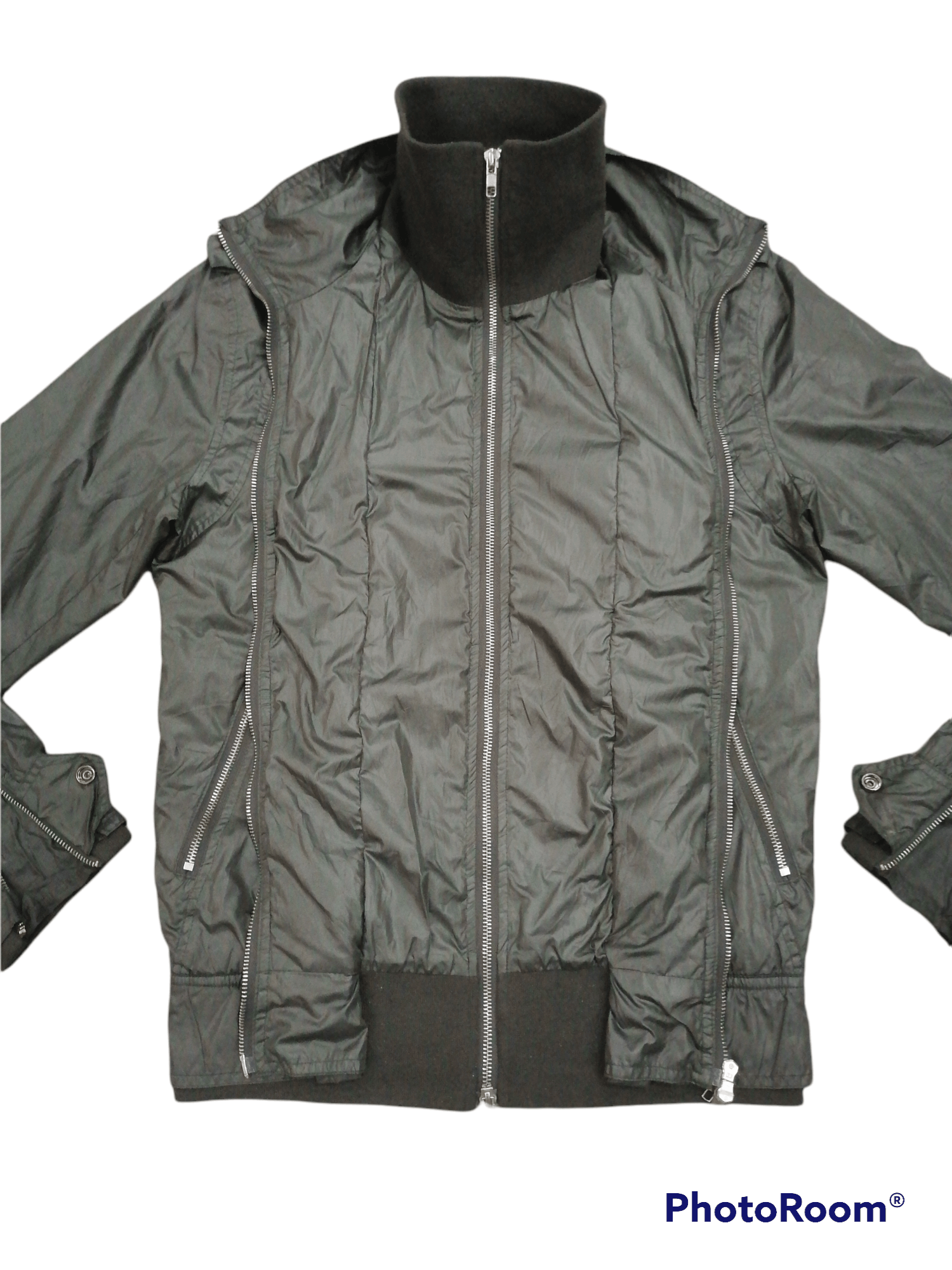 Japanese Brand Breathmint Multi Zipper Two Layer Nylon Parachute Jackets Size US S / EU 44-46 / 1 - 4 Thumbnail