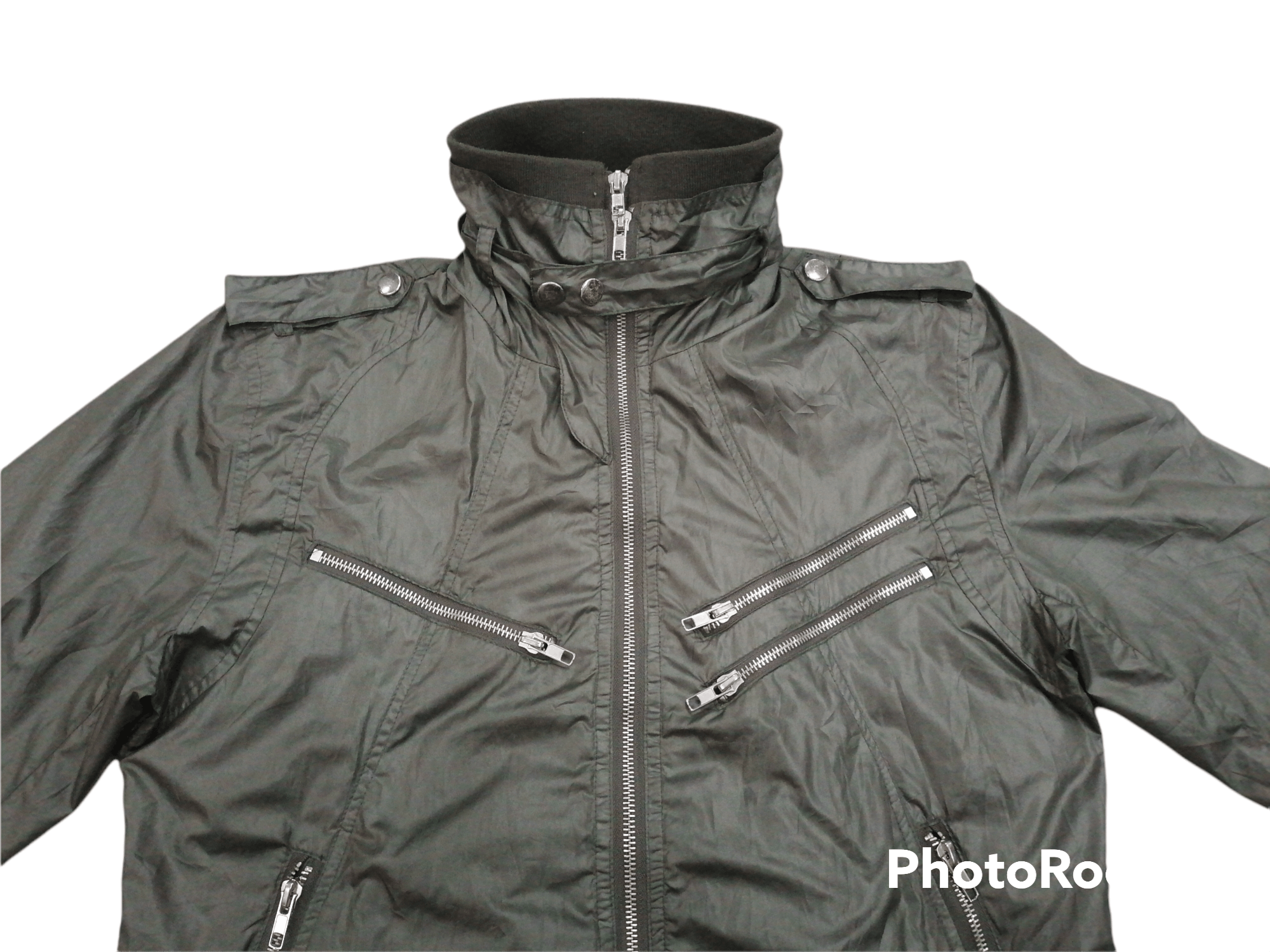 Japanese Brand Breathmint Multi Zipper Two Layer Nylon Parachute Jackets Size US S / EU 44-46 / 1 - 3 Thumbnail