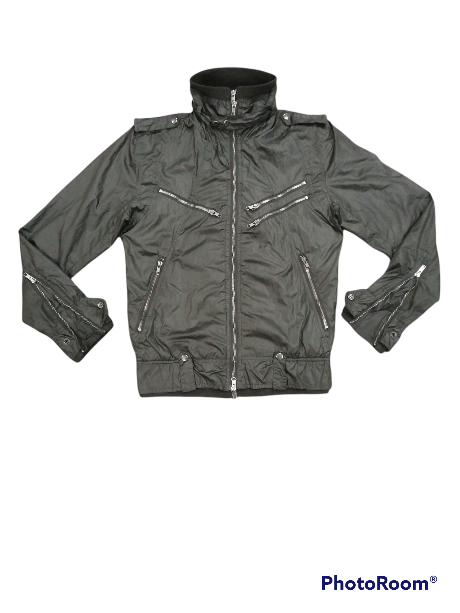 Japanese Brand Breathmint Multi Zipper Two Layer Nylon Parachute Jackets Size US S / EU 44-46 / 1 - 1 Thumbnail