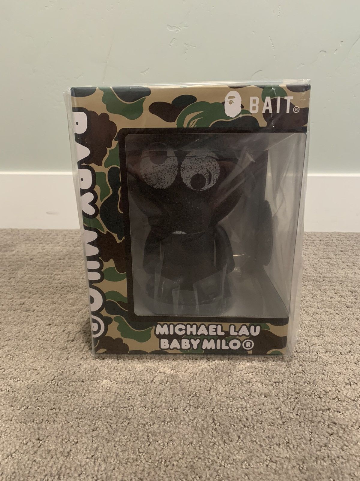 image of Bape Baby Milo Figure Michael Lau in Black, Men's