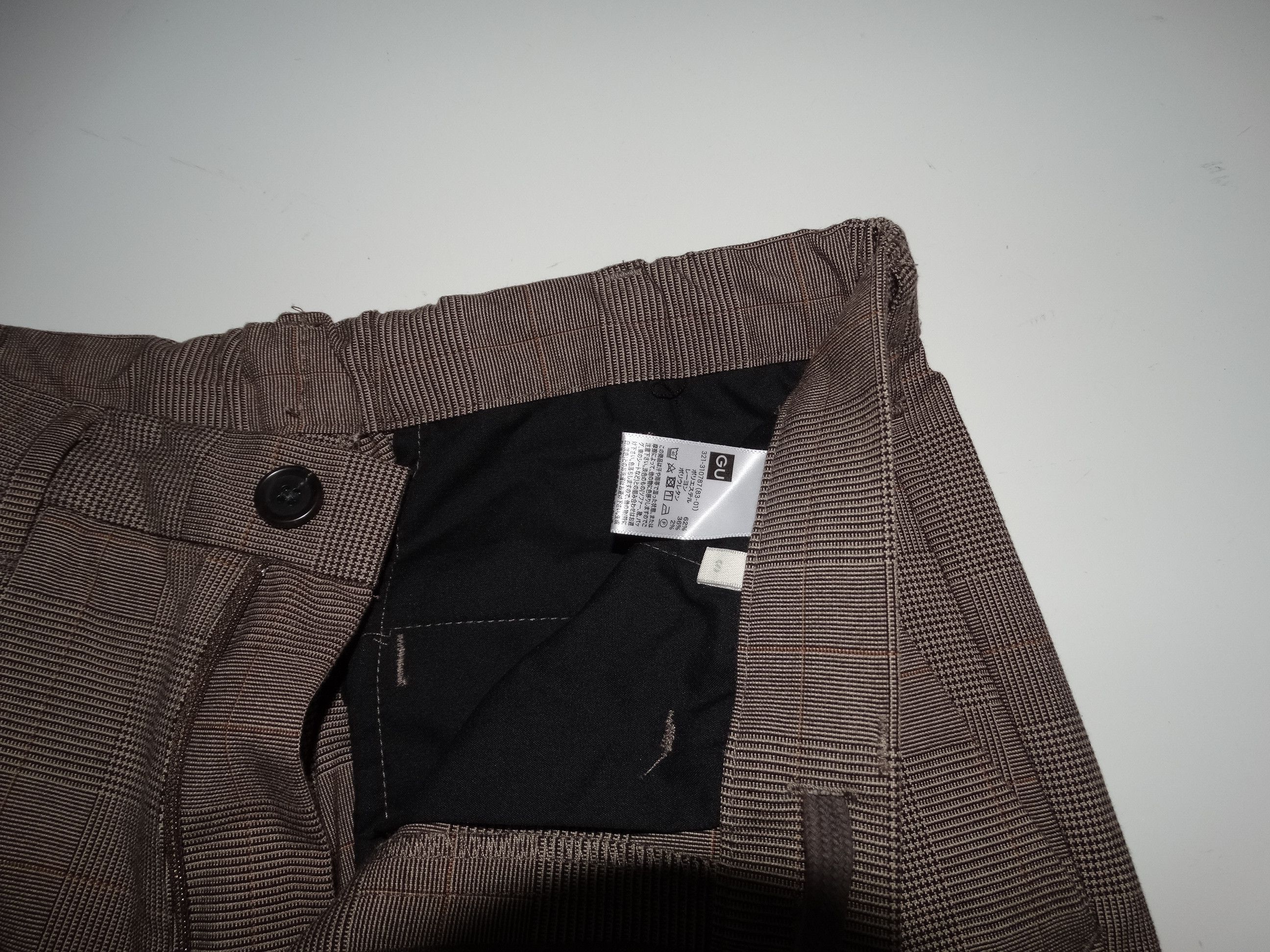 Flannel × Japanese Brand × Uniqlo Z17 gu japan right adjusted fit madras pant w30/w31 Size US 31 - 4 Thumbnail