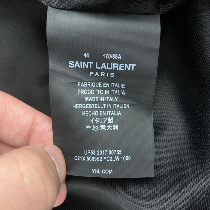 Saint Laurent Paris Saint Laurent SS18 Black Suede Bomber Jacket | Grailed