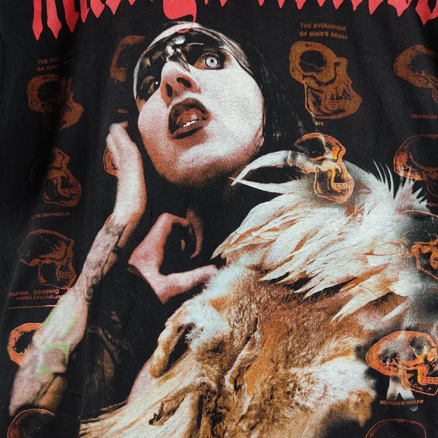 Band Tees × Marilyn Manson × Vintage 2001 Marilyn Manson Guns God and Government World tour Size US L / EU 52-54 / 3 - 5 Thumbnail