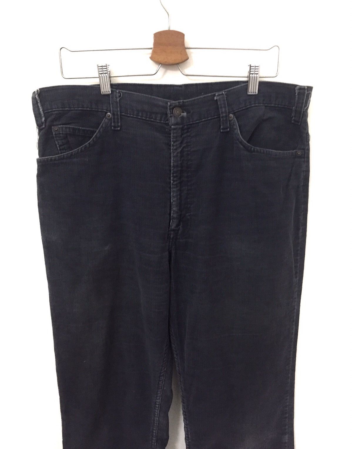 Art Comes First Vintage 80s Levis Corduroy Patchwork Flare top button 54 Size US 36 / EU 52 - 6 Thumbnail
