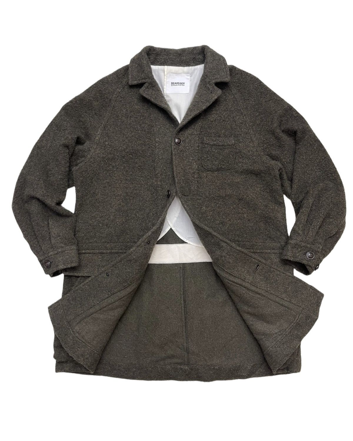 Beams Plus BeamsBoy Wool Military Parka Jacket Size US M / EU 48-50 / 2 - 3 Thumbnail