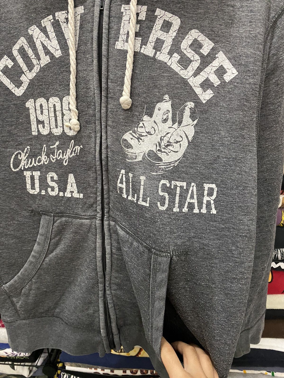 Converse × Vintage VINTAGE CONVERSE HOODIES SWEATER Size US L / EU 52-54 / 3 - 3 Thumbnail