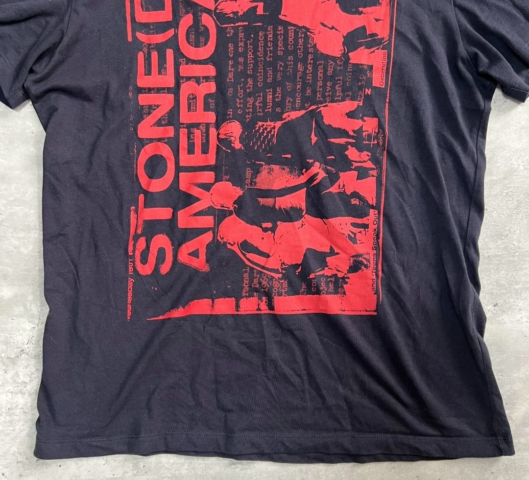 Raf Simons Raf Simons 20SS Stoned America Tee | Grailed