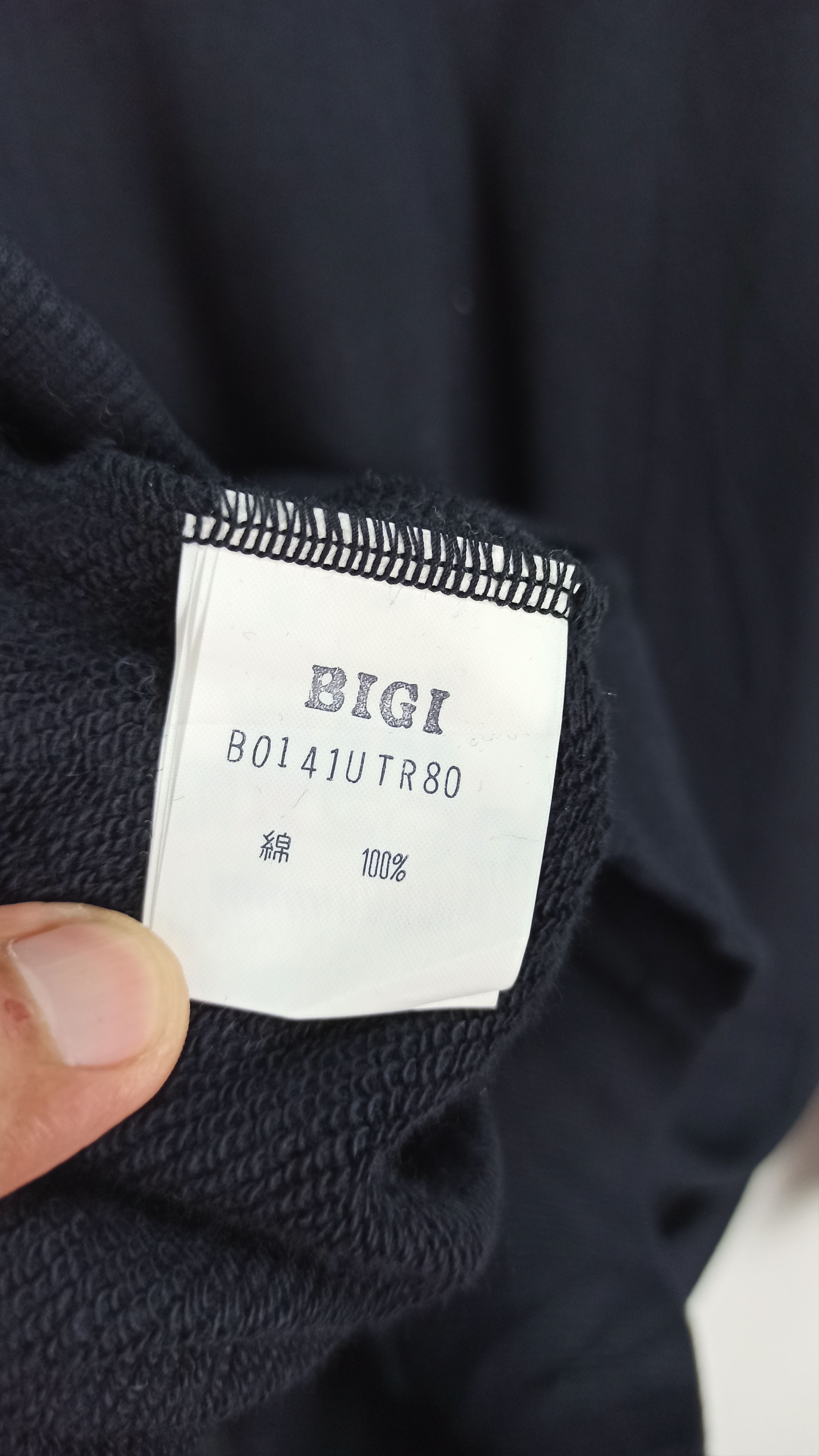 BIGI Vintage Mens Bigi sweatshirt Embroidered Big Logo Spell Out Size US L / EU 52-54 / 3 - 5 Thumbnail