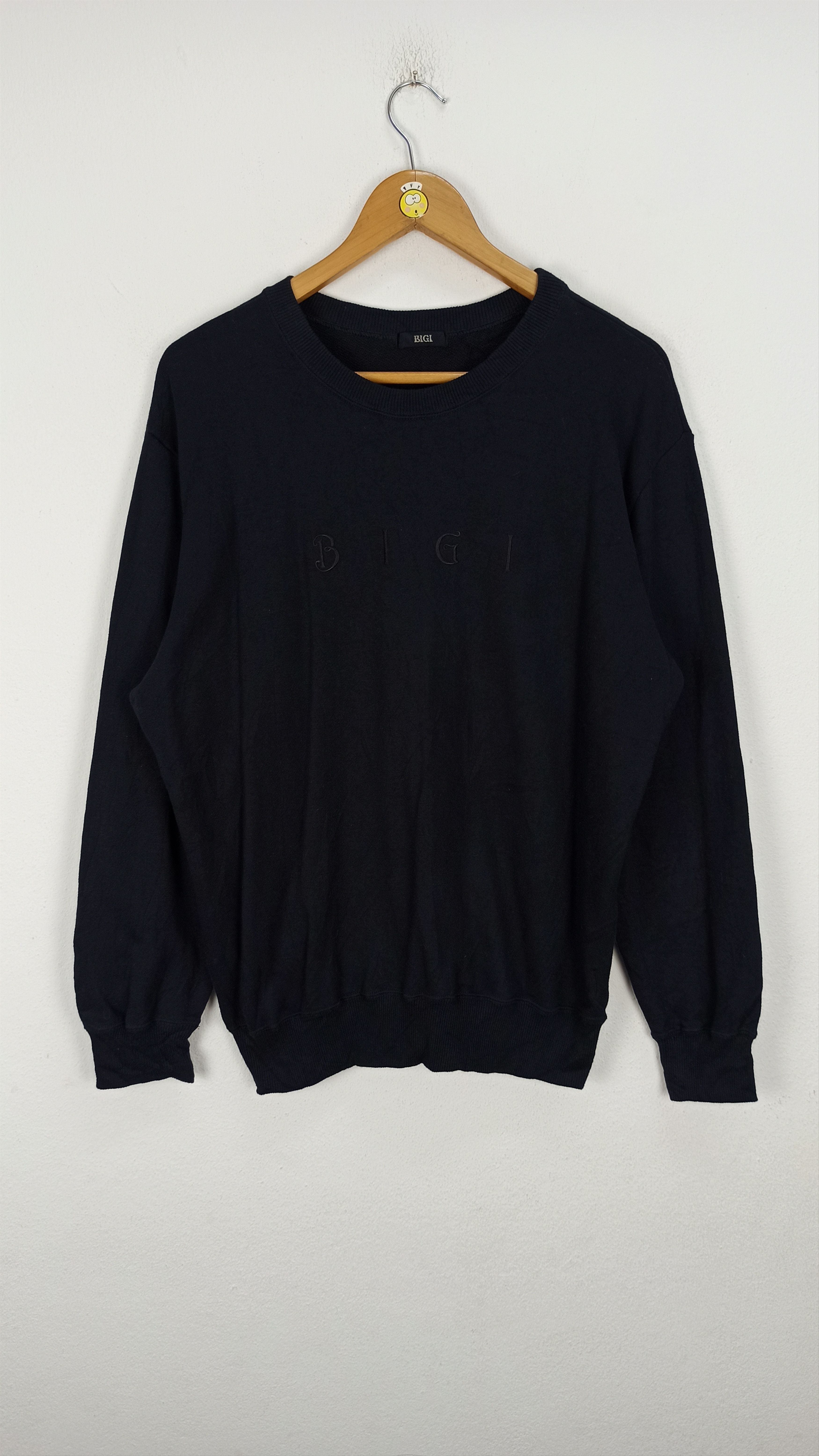 BIGI Vintage Mens Bigi sweatshirt Embroidered Big Logo Spell Out Size US L / EU 52-54 / 3 - 2 Thumbnail