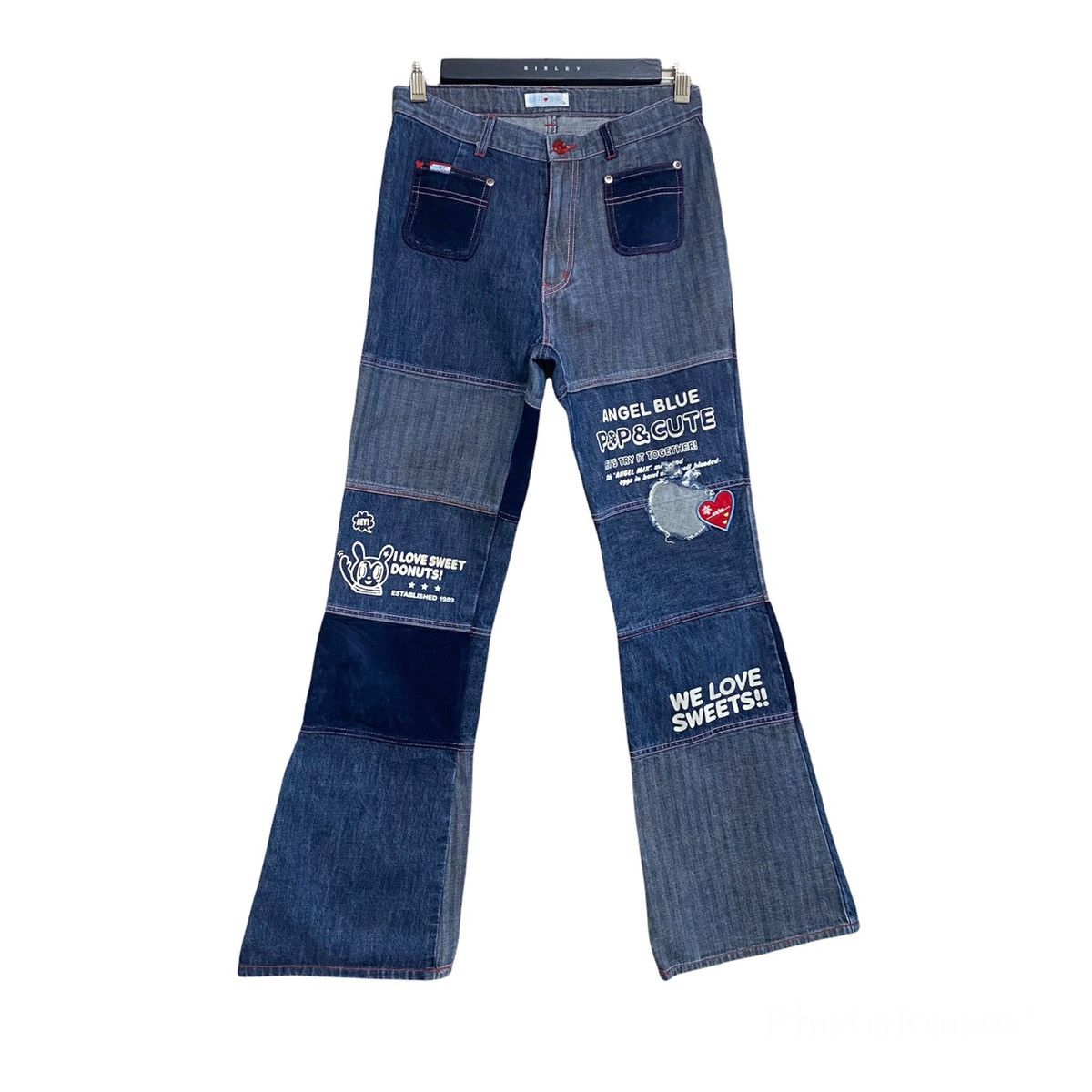 Hysteric Glamour Japanese Brand ANGEL BLUE Denim Hagi Jeans Size 28" / US 6 / IT 42 - 1 Thumbnail