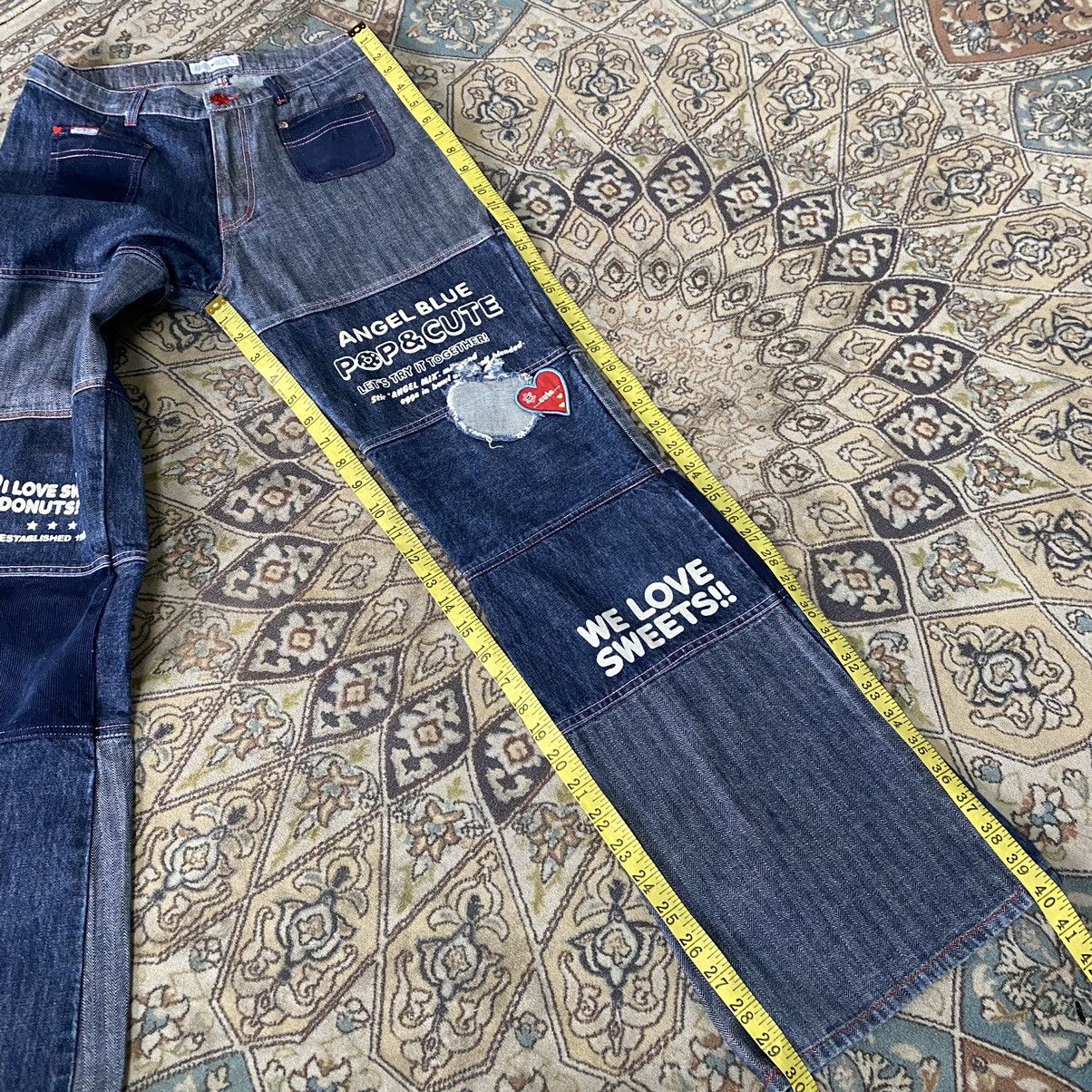 Hysteric Glamour Japanese Brand ANGEL BLUE Denim Hagi Jeans Size 28" / US 6 / IT 42 - 20 Thumbnail