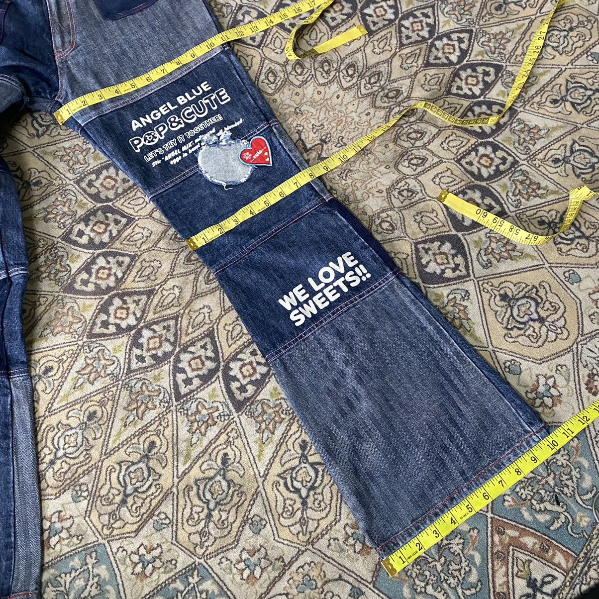 Hysteric Glamour Japanese Brand ANGEL BLUE Denim Hagi Jeans Size 28" / US 6 / IT 42 - 21 Thumbnail