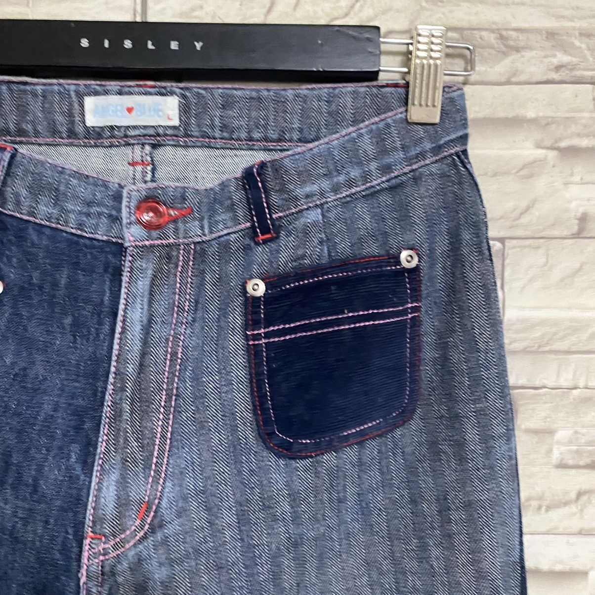 Hysteric Glamour Japanese Brand ANGEL BLUE Denim Hagi Jeans Size 28" / US 6 / IT 42 - 8 Thumbnail