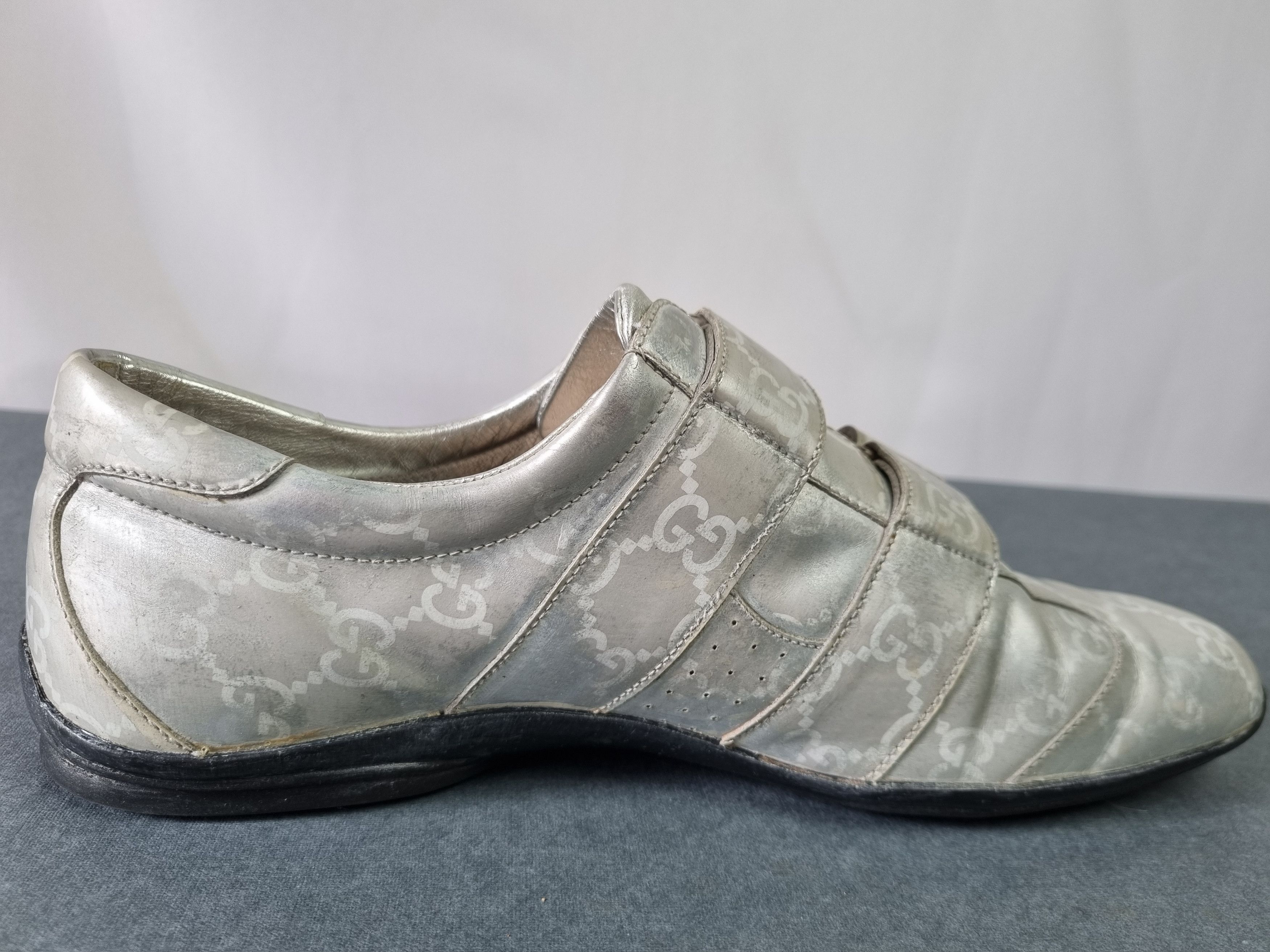 Gucci 90s GUCCI Monogram Shoes Made in Italy TOM FORD Era Size US 7 / EU 40 - 19 Thumbnail
