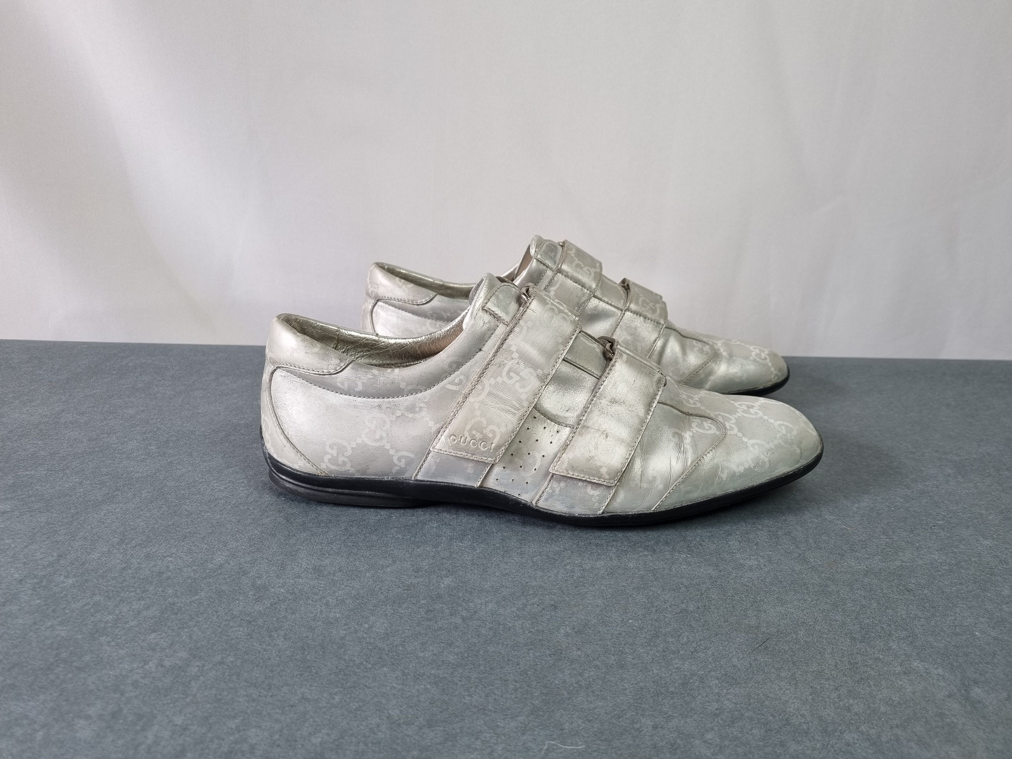 Gucci 90s GUCCI Monogram Shoes Made in Italy TOM FORD Era Size US 7 / EU 40 - 6 Thumbnail
