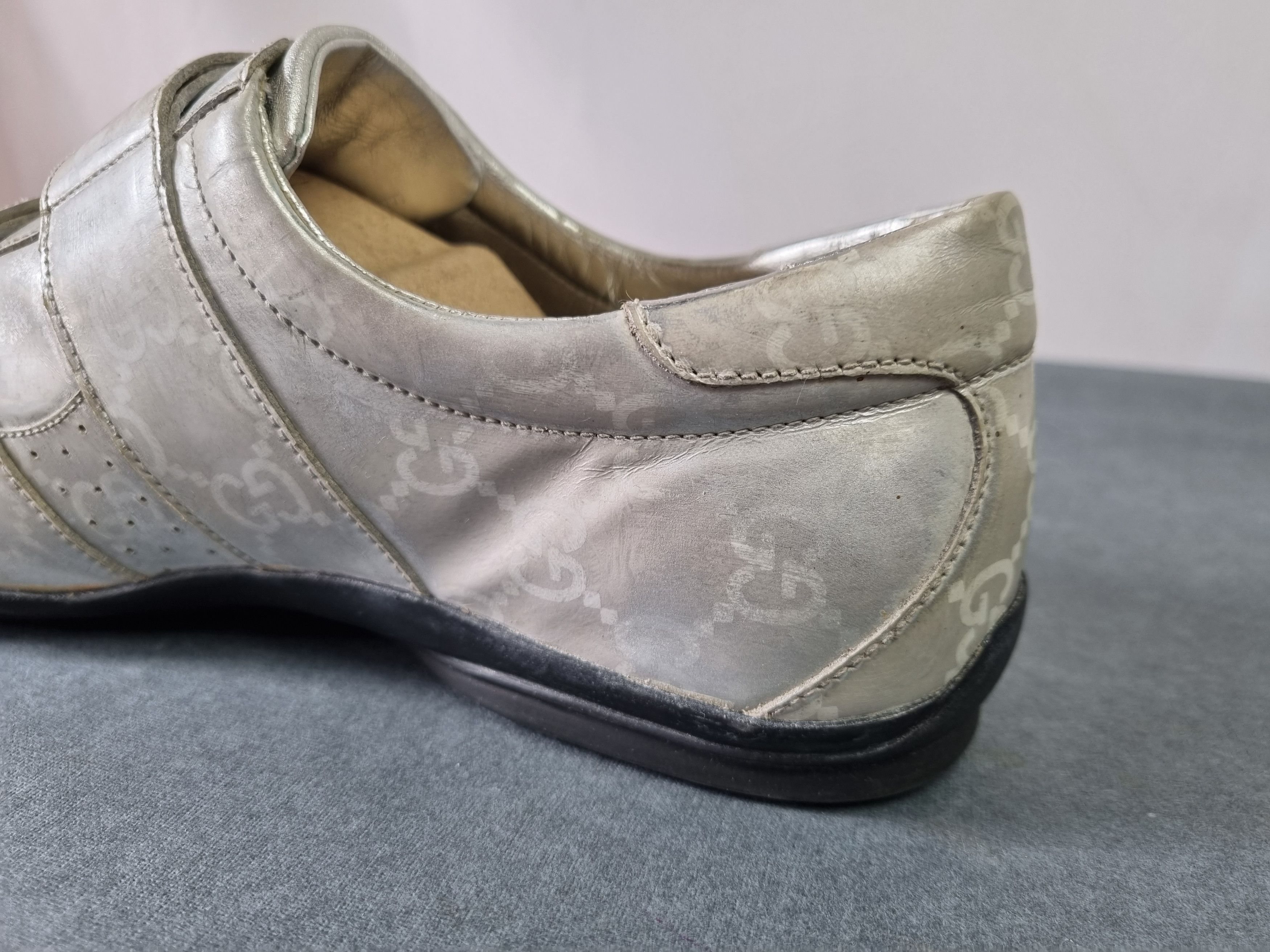 Gucci 90s GUCCI Monogram Shoes Made in Italy TOM FORD Era Size US 7 / EU 40 - 14 Thumbnail