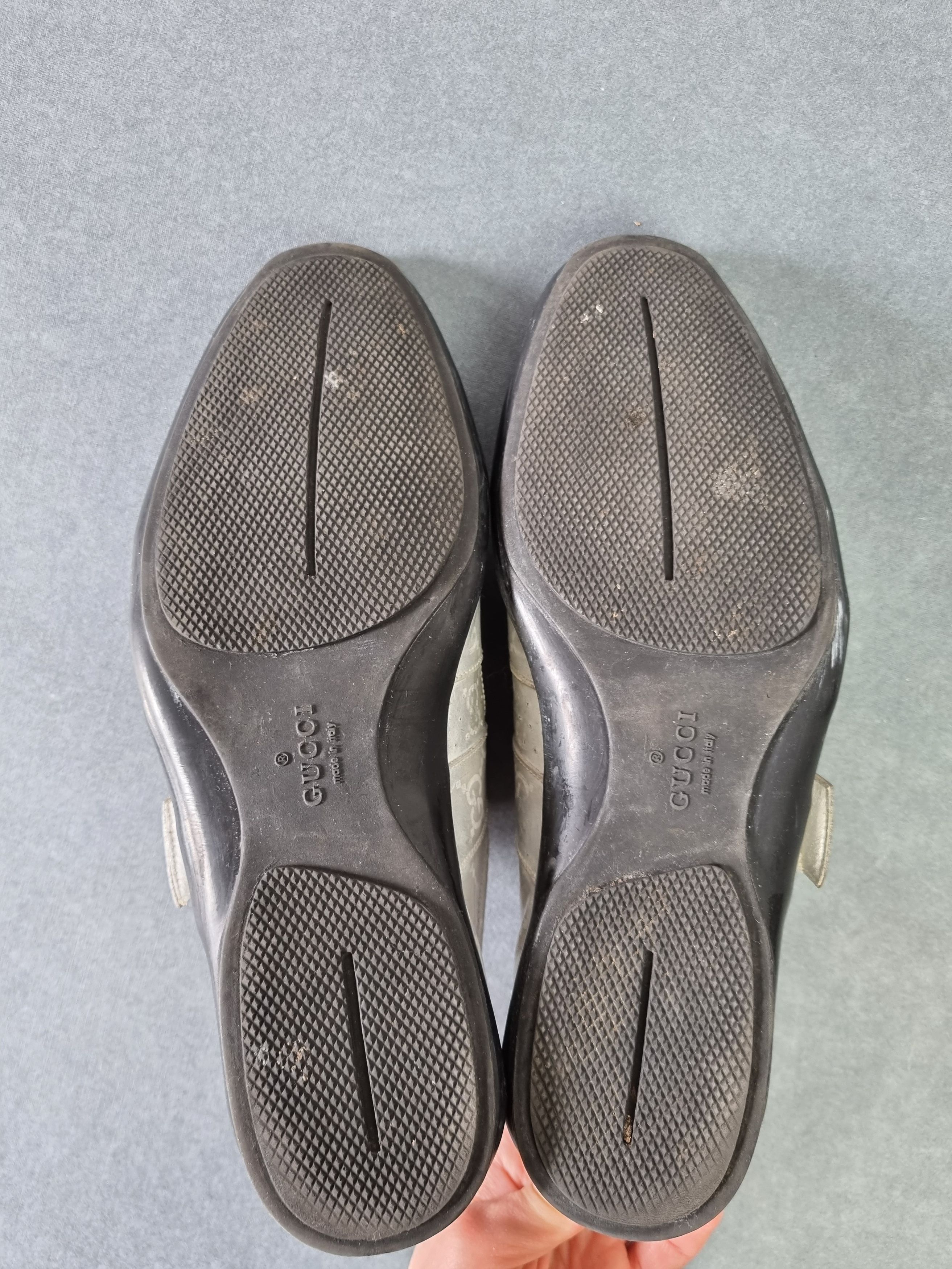 Gucci 90s GUCCI Monogram Shoes Made in Italy TOM FORD Era Size US 7 / EU 40 - 9 Thumbnail